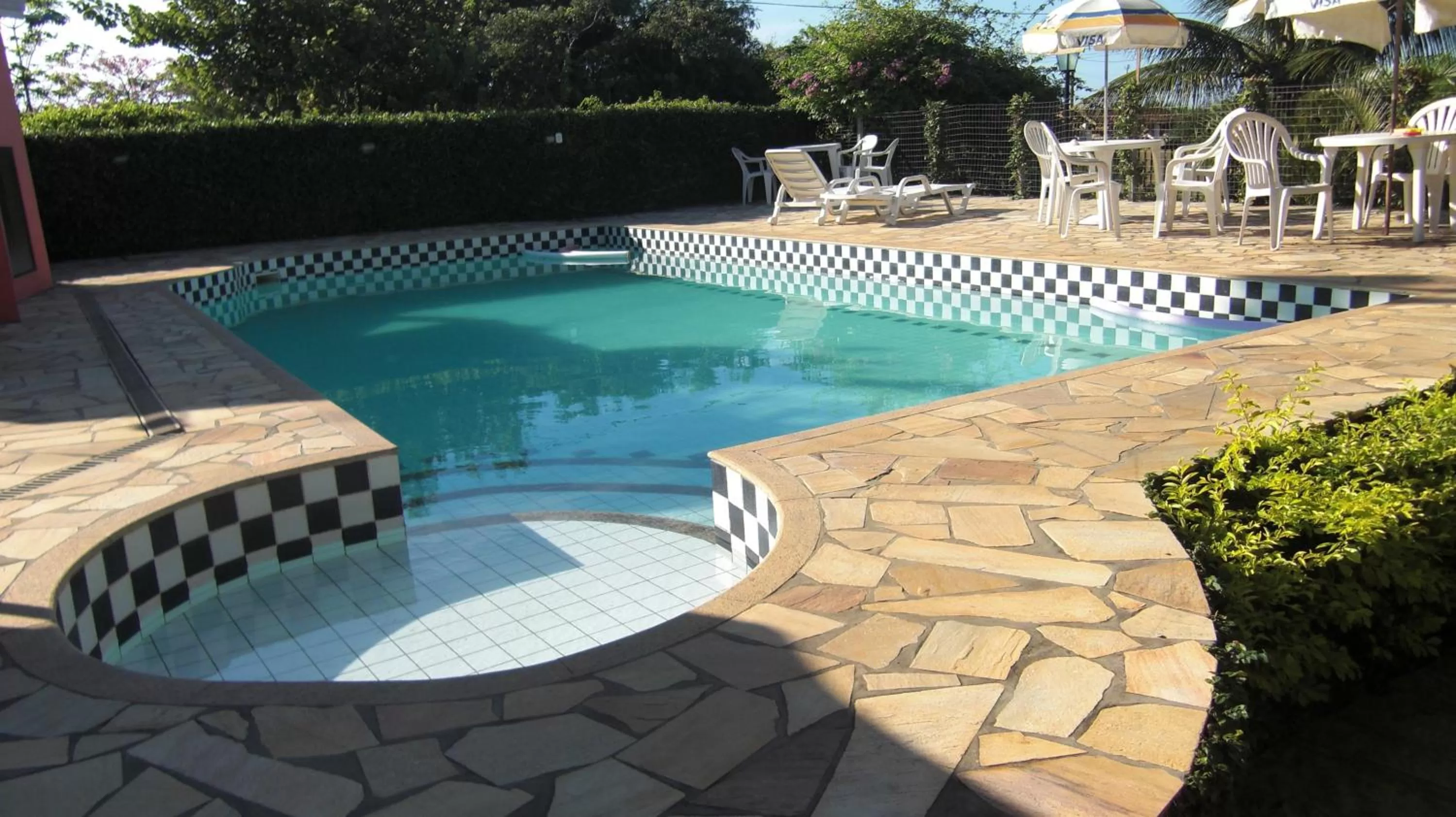 Swimming pool in Pousada Barcarola