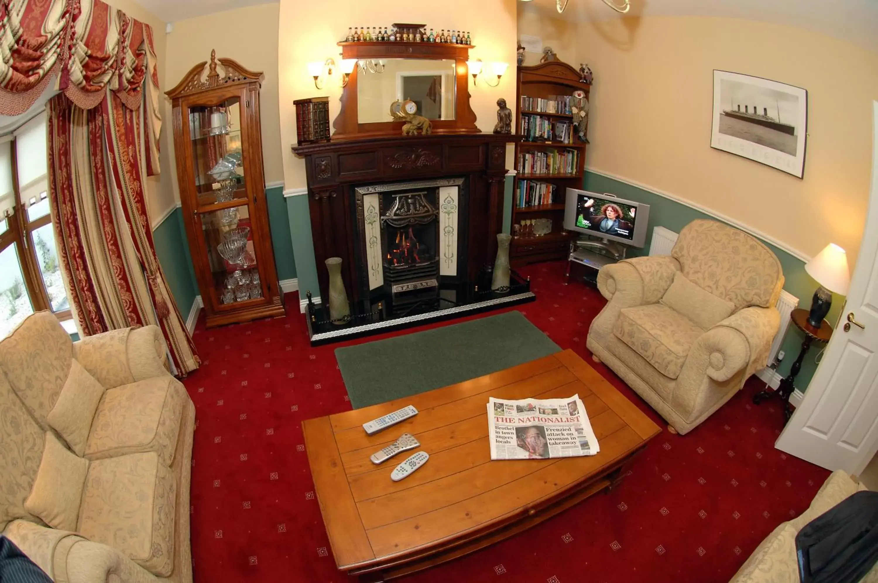 Library, Seating Area in Avlon House Bed and Breakfast