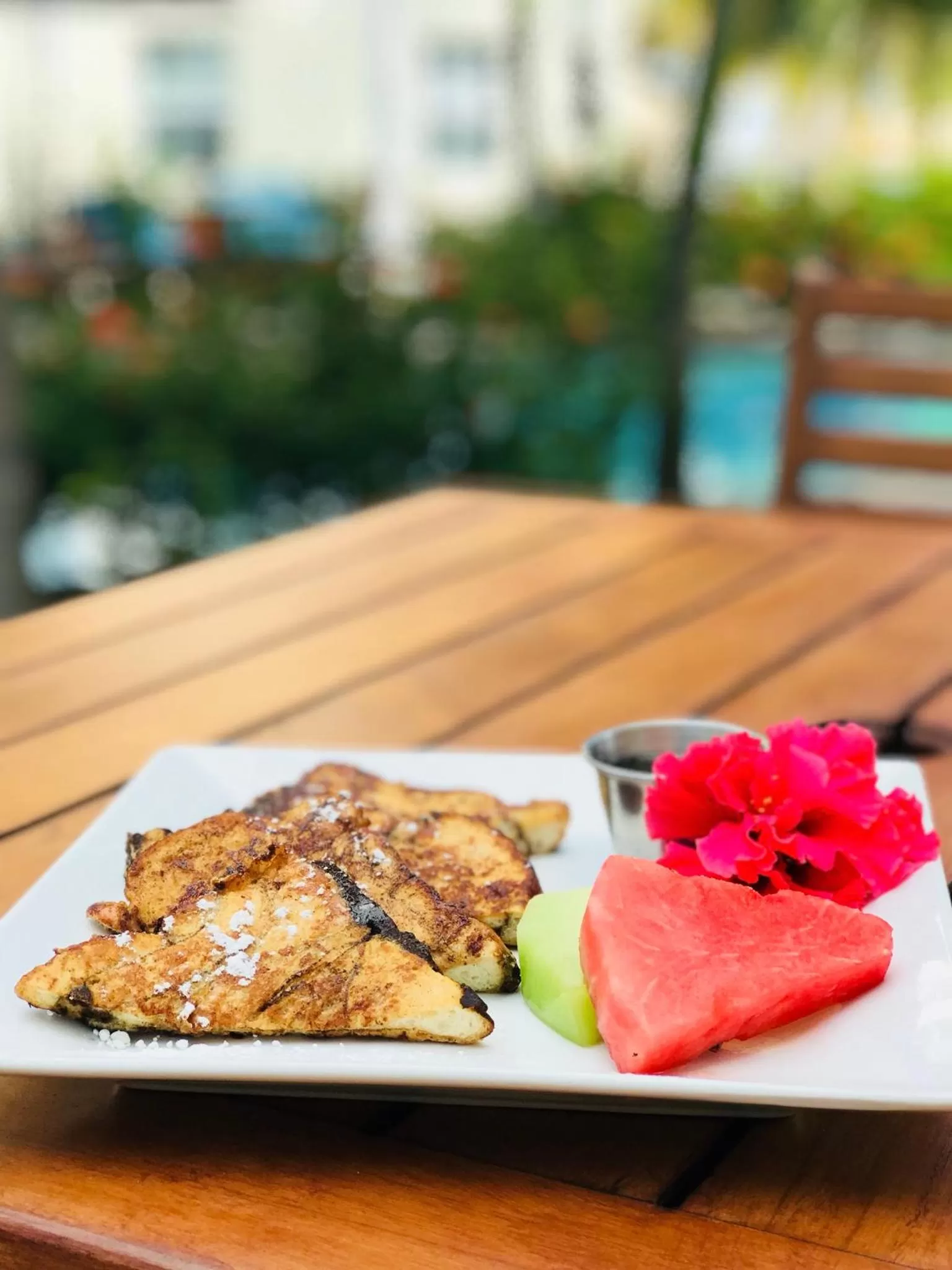 Continental breakfast in Pelican Reef Villas Resort