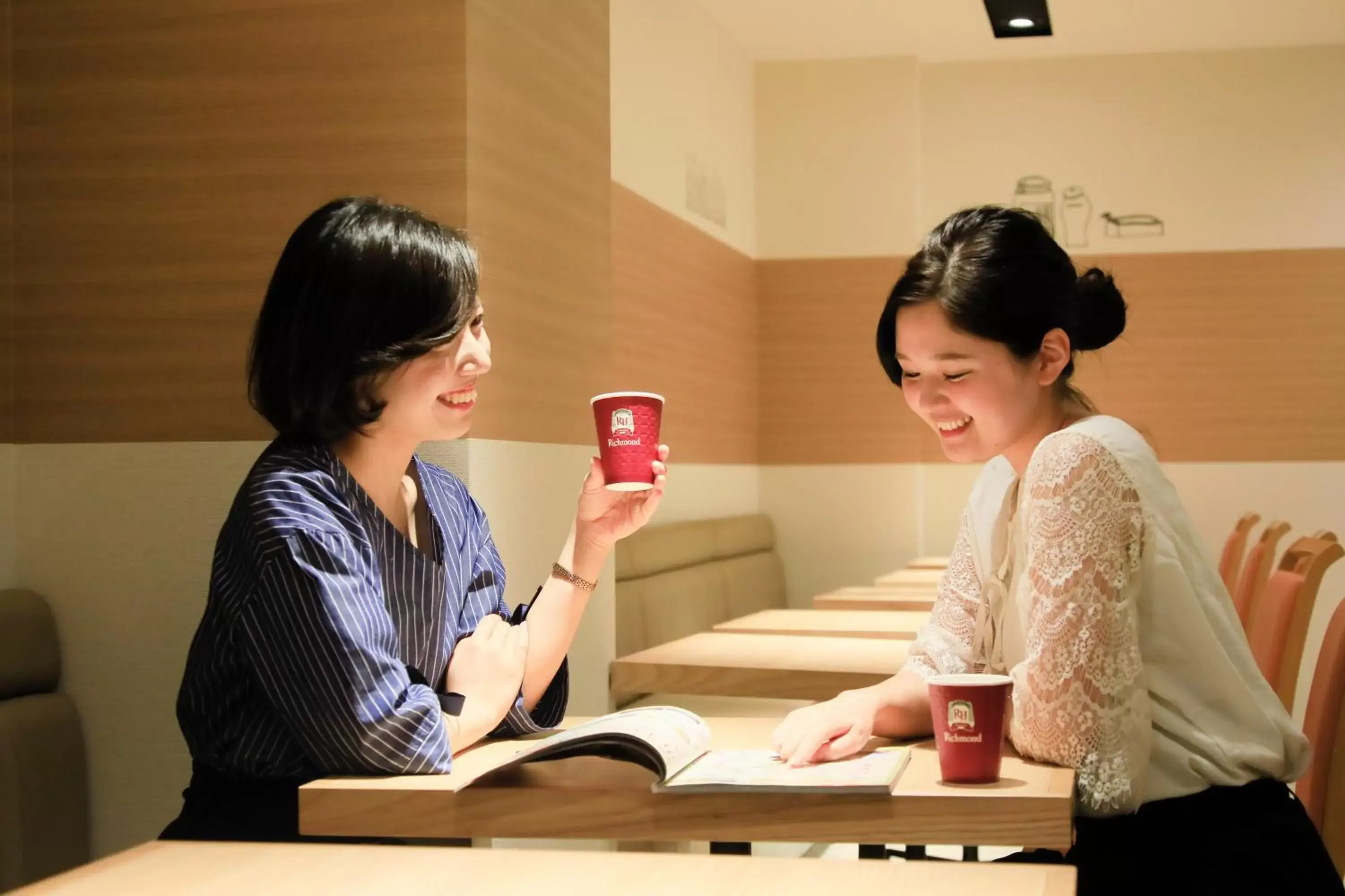 Communal lounge/ TV room in Richmond Hotel Higashi Osaka