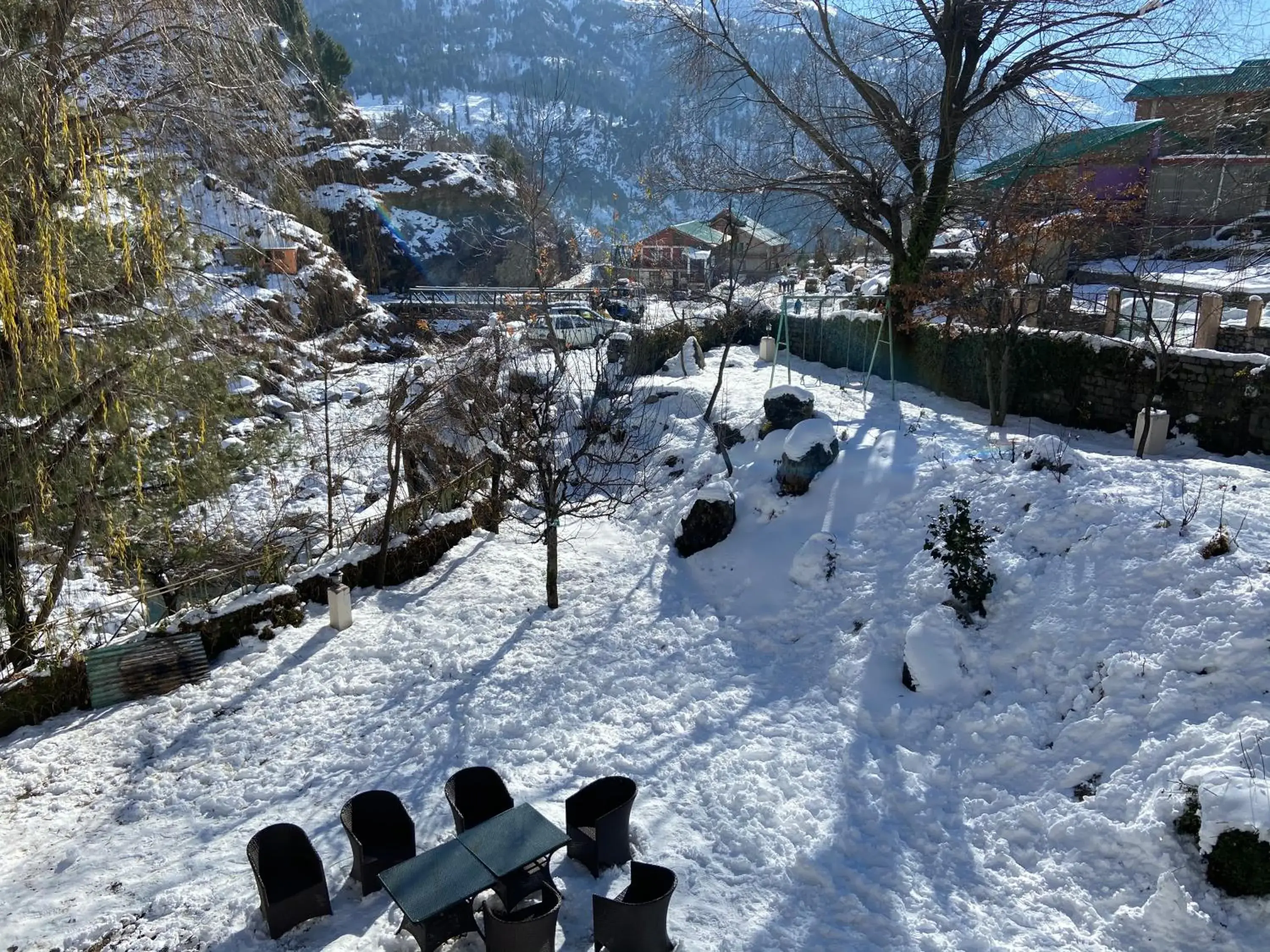 Winter in Solang Valley Resort