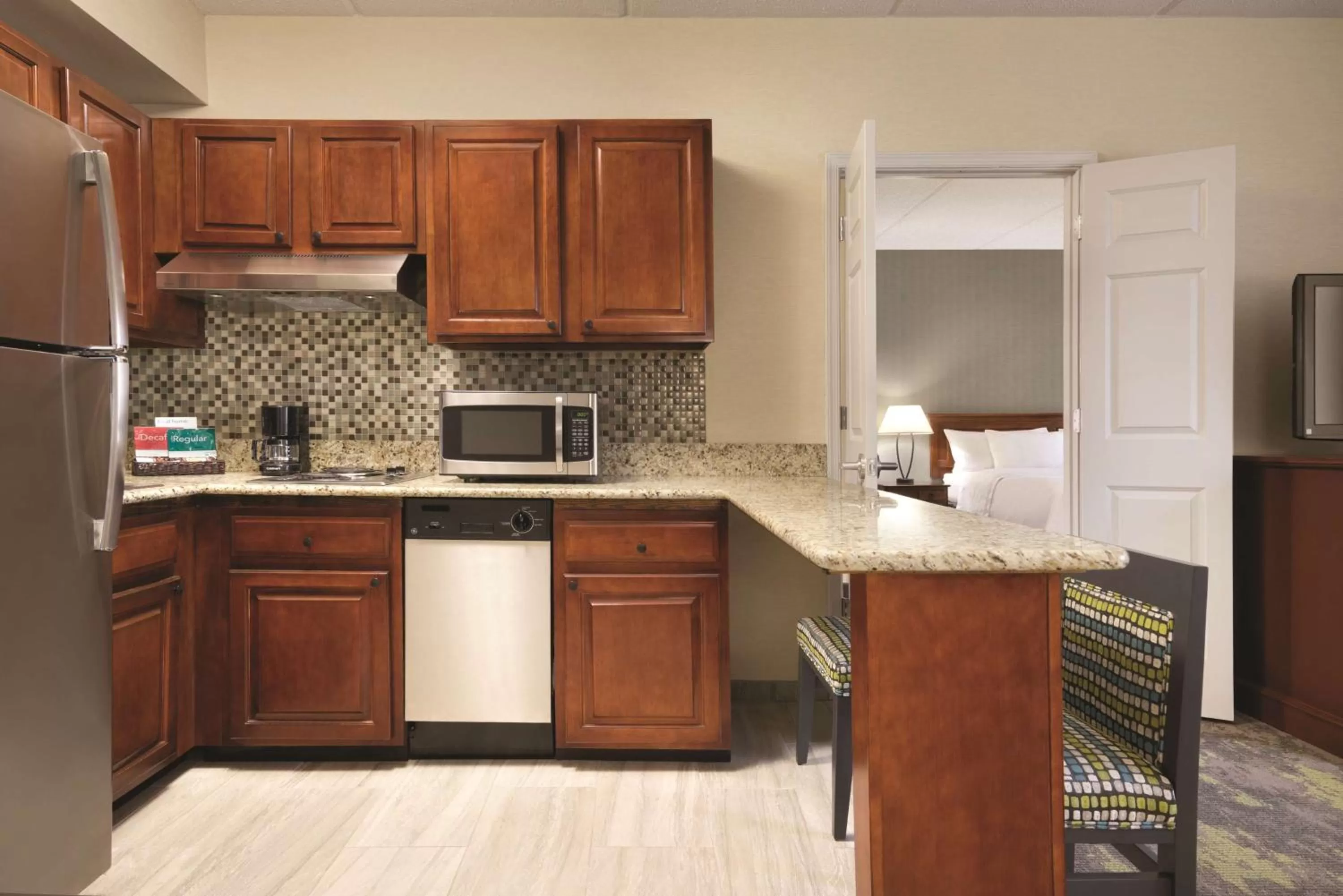 Kitchen or kitchenette in Homewood Suites Williamsburg