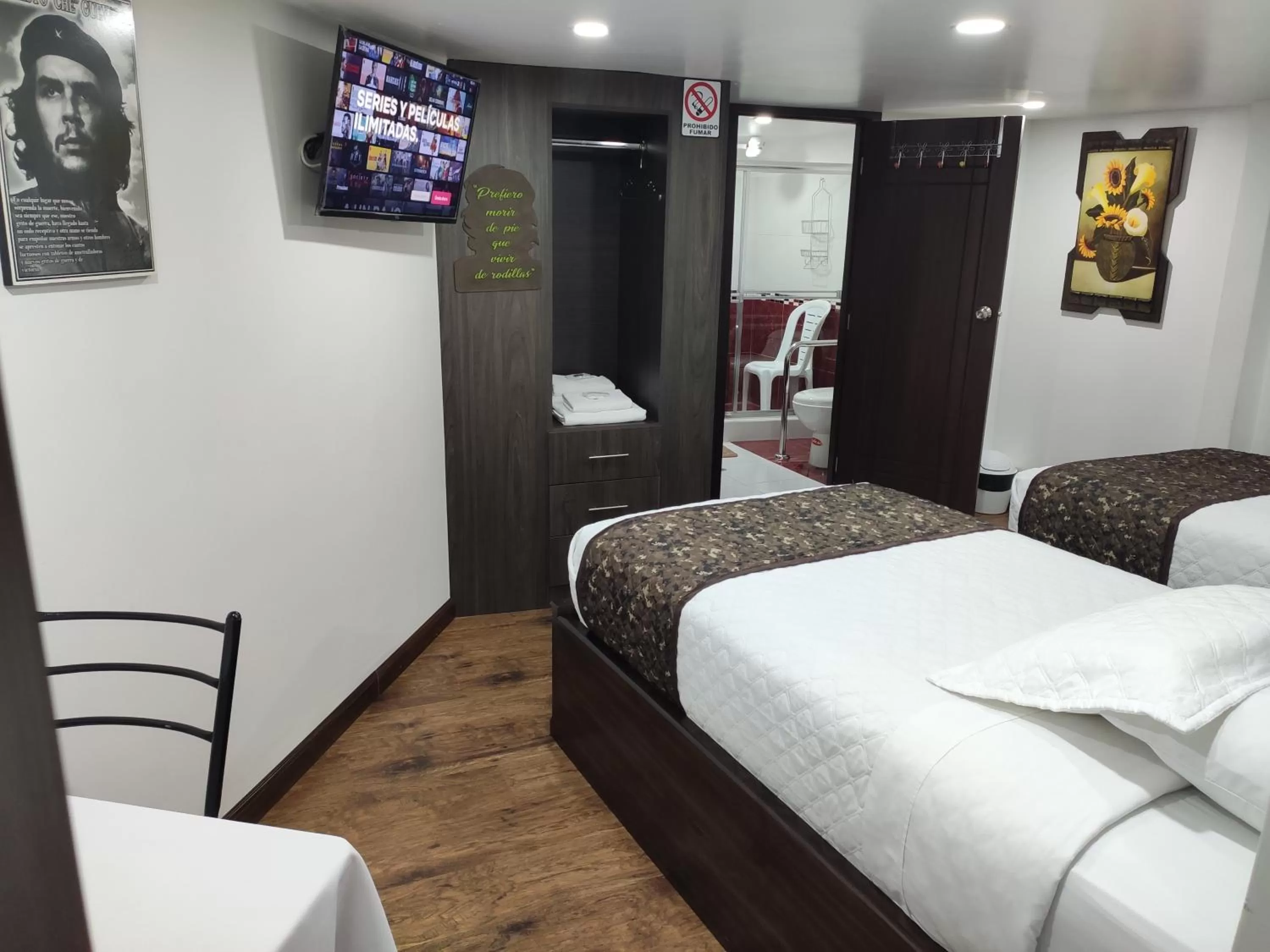 Bed in Hotel el Che No apto para corruptos