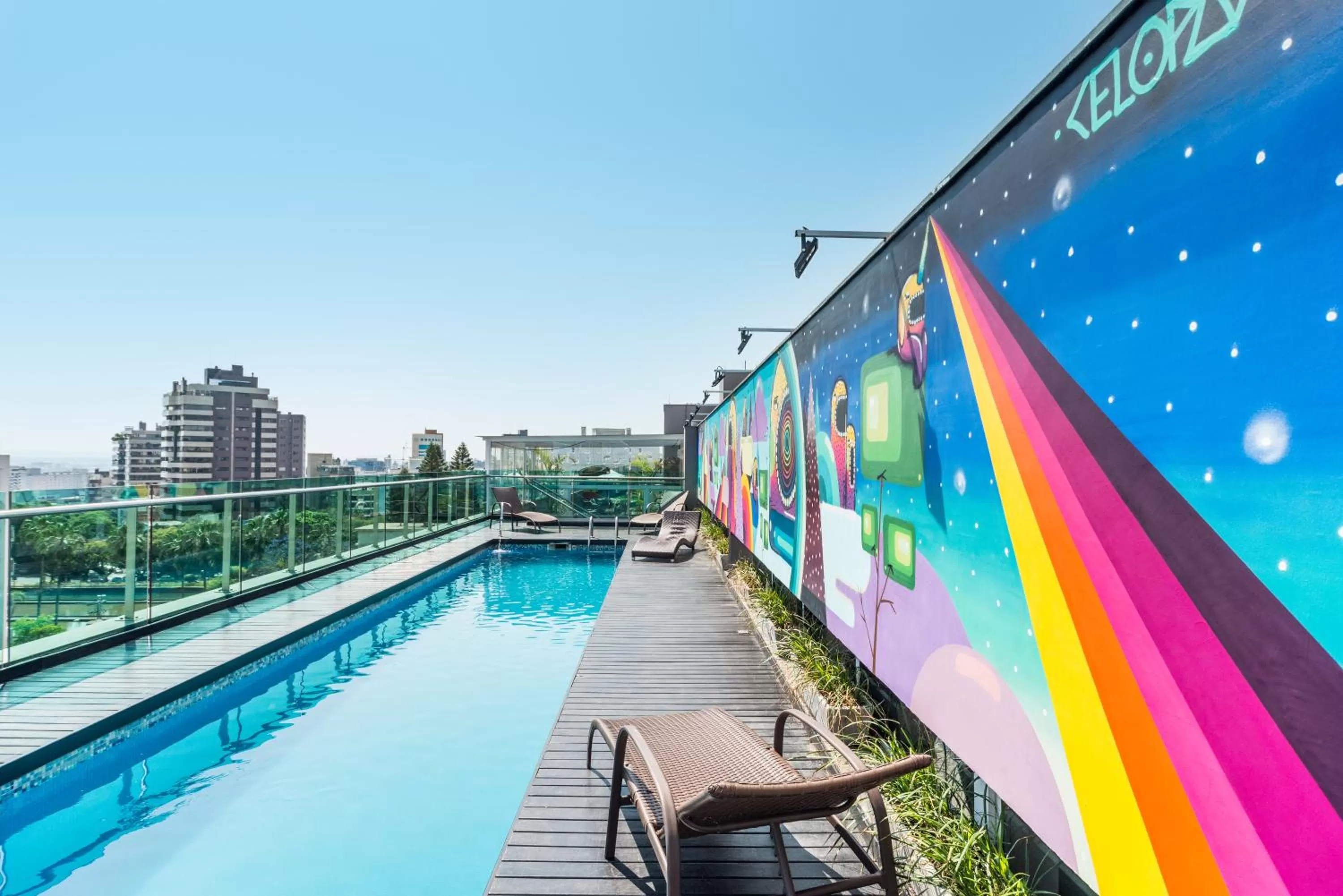 Swimming pool in Hotel Laghetto Moinhos