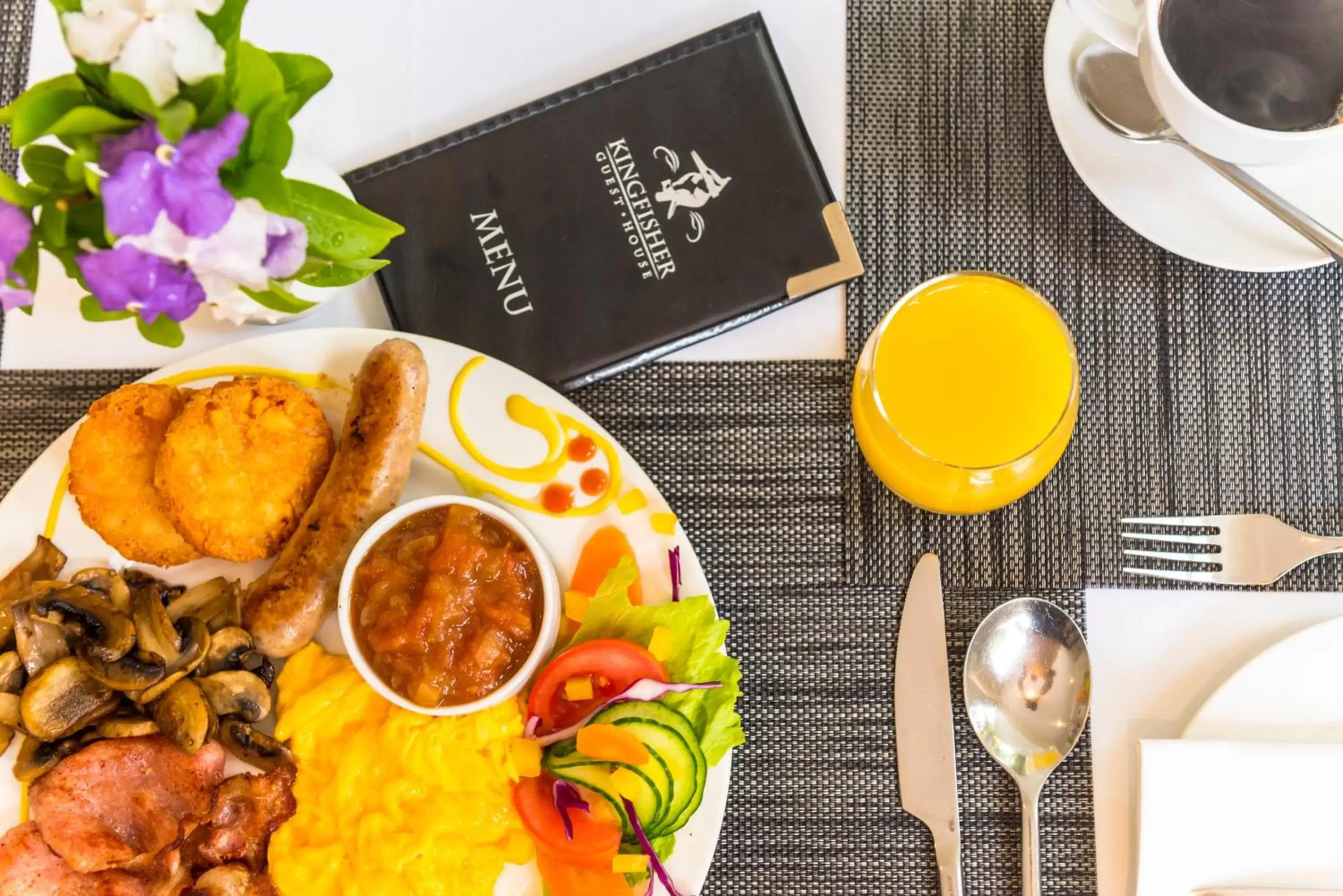 English/Irish breakfast, Food in Kingfisher GuestHouse
