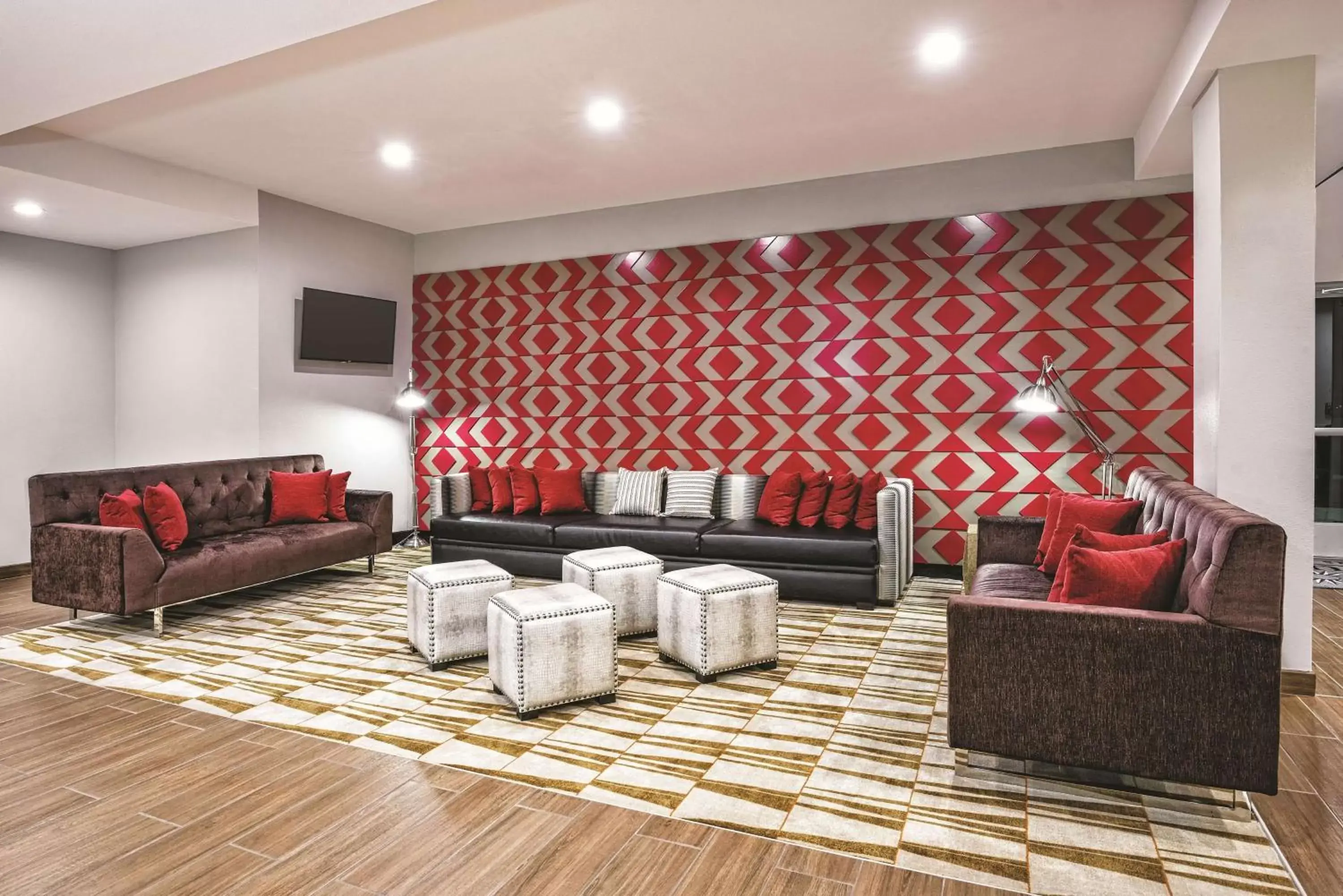 Lobby or reception in La Quinta by Wyndham San Antonio by Frost Bank Center Lobby or reception in La Quinta by Wyndham San Antonio by Frost Bank Center