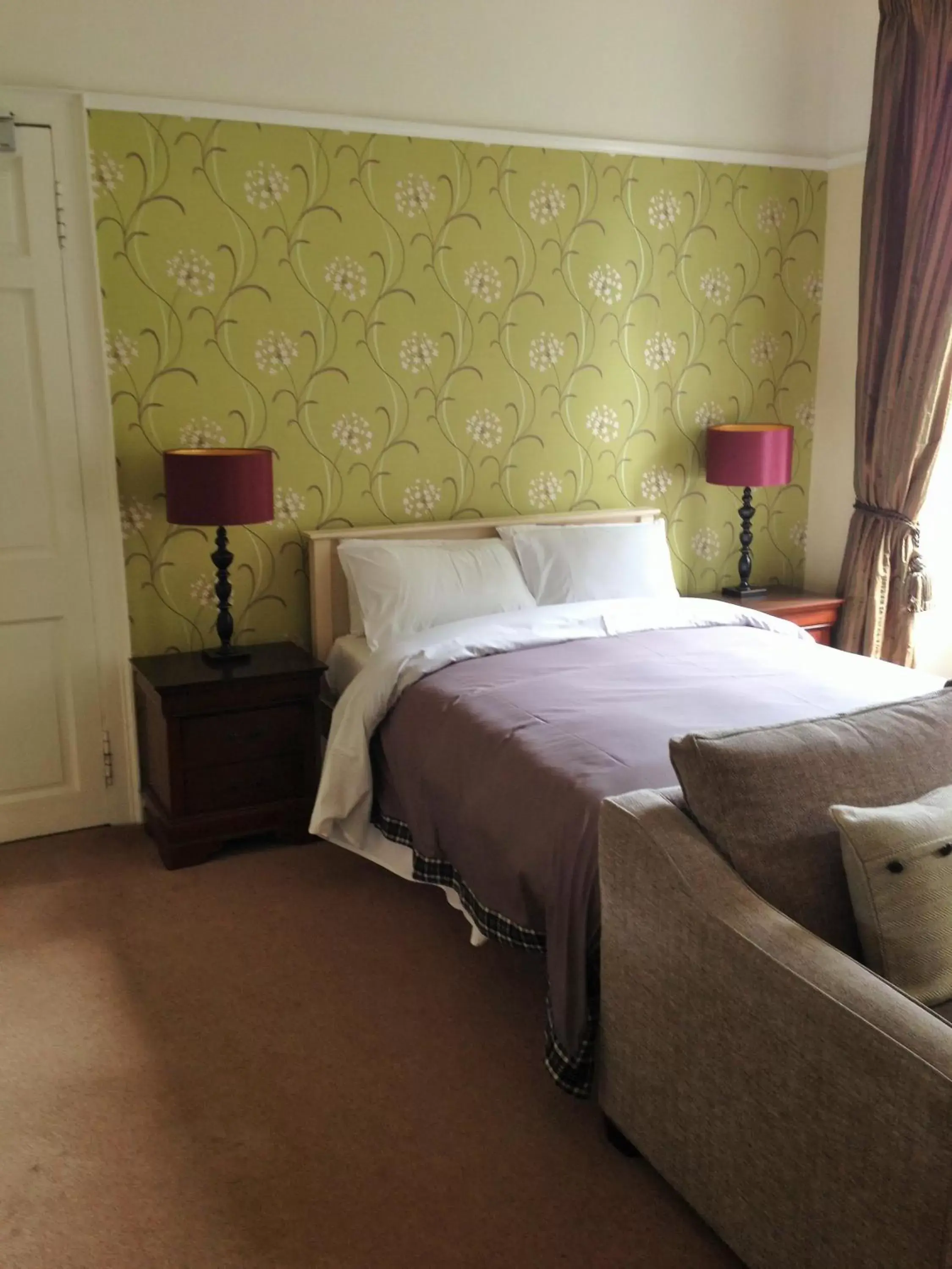 Bedroom, Bed in Ashtree House Hotel, Glasgow Airport & Paisley