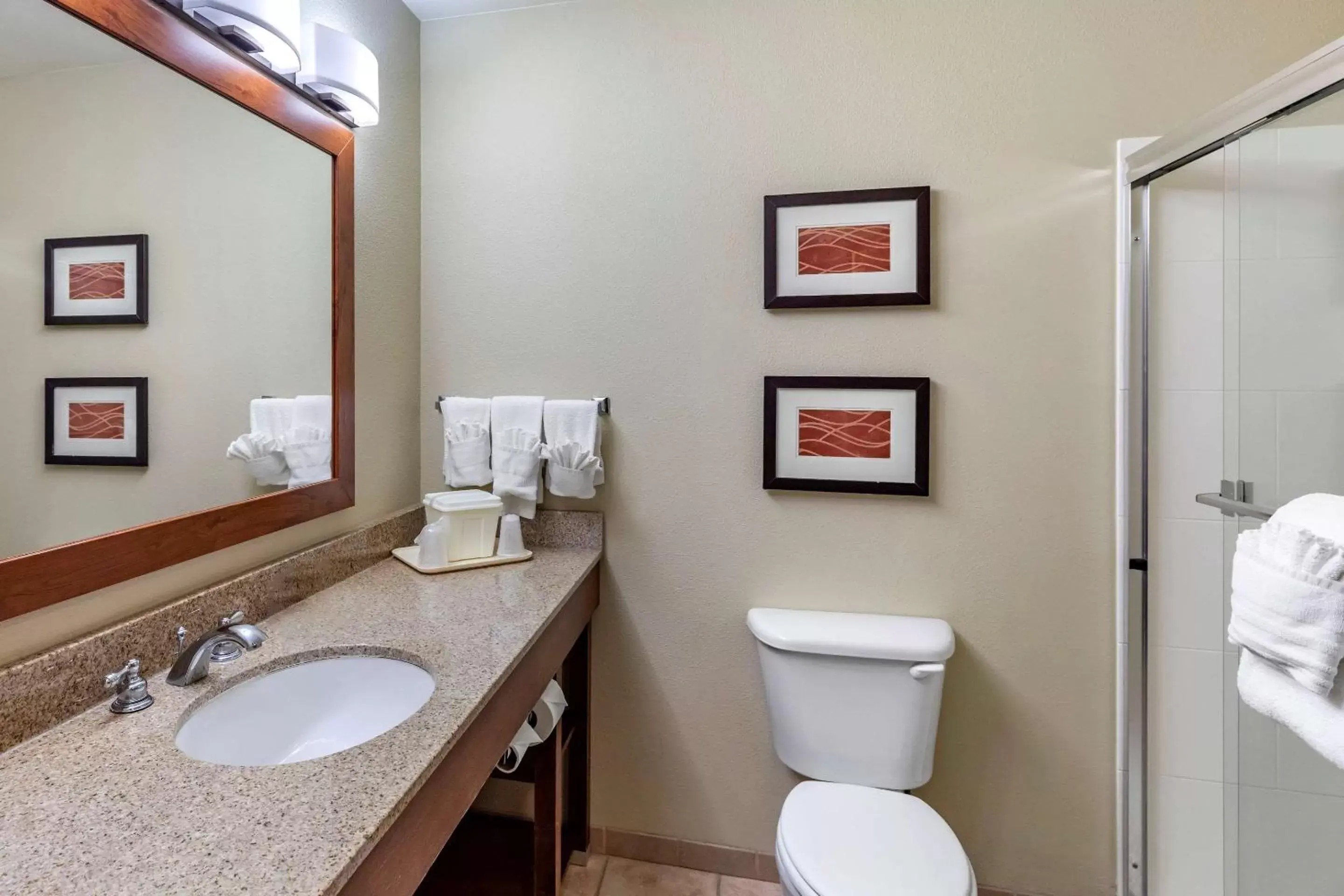 Bathroom in Comfort Inn Evansville-Casper