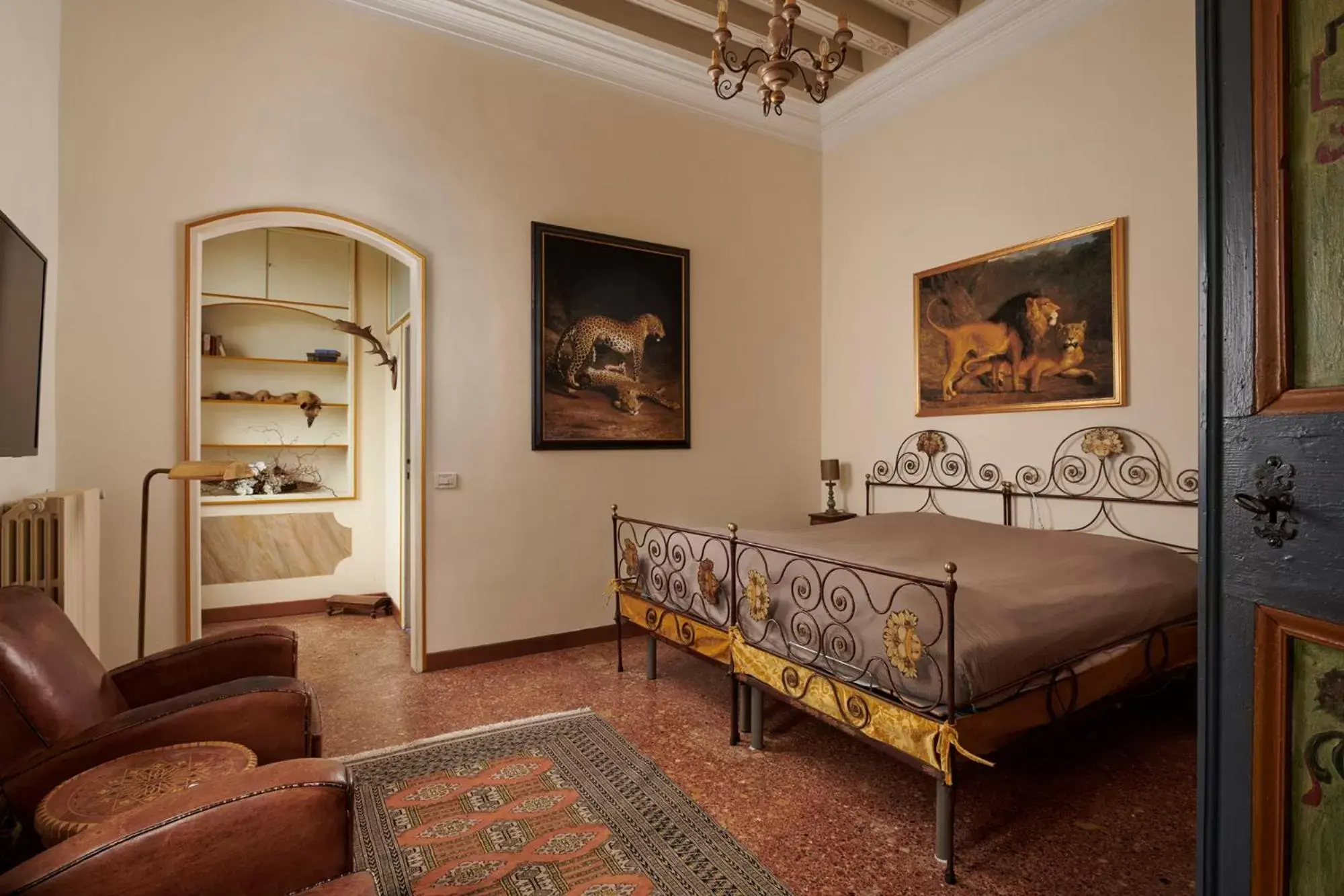 Bedroom, Bed in Villa Stecchini