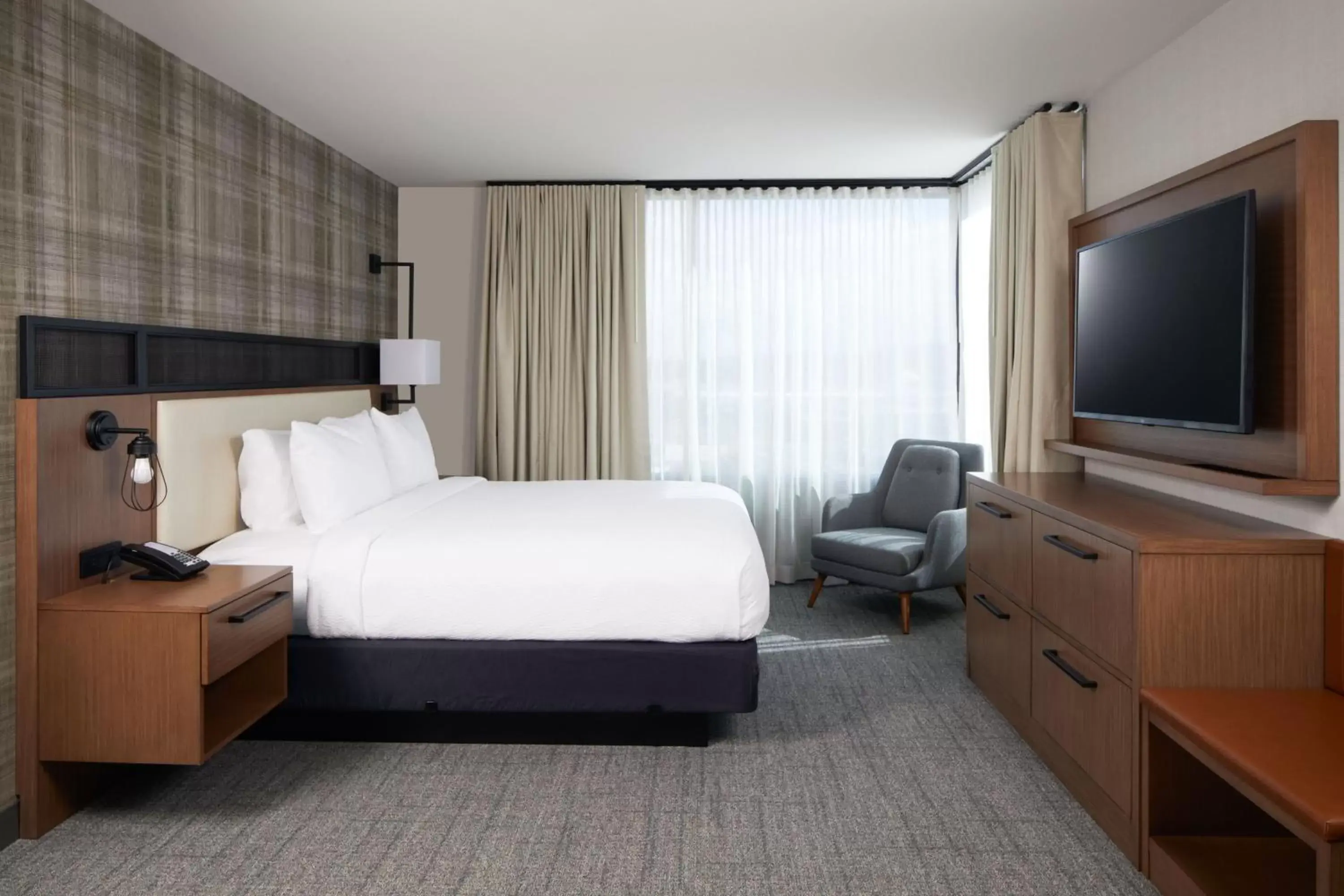 Bedroom, Bed in Residence Inn by Marriott San Francisco Airport Millbrae Station