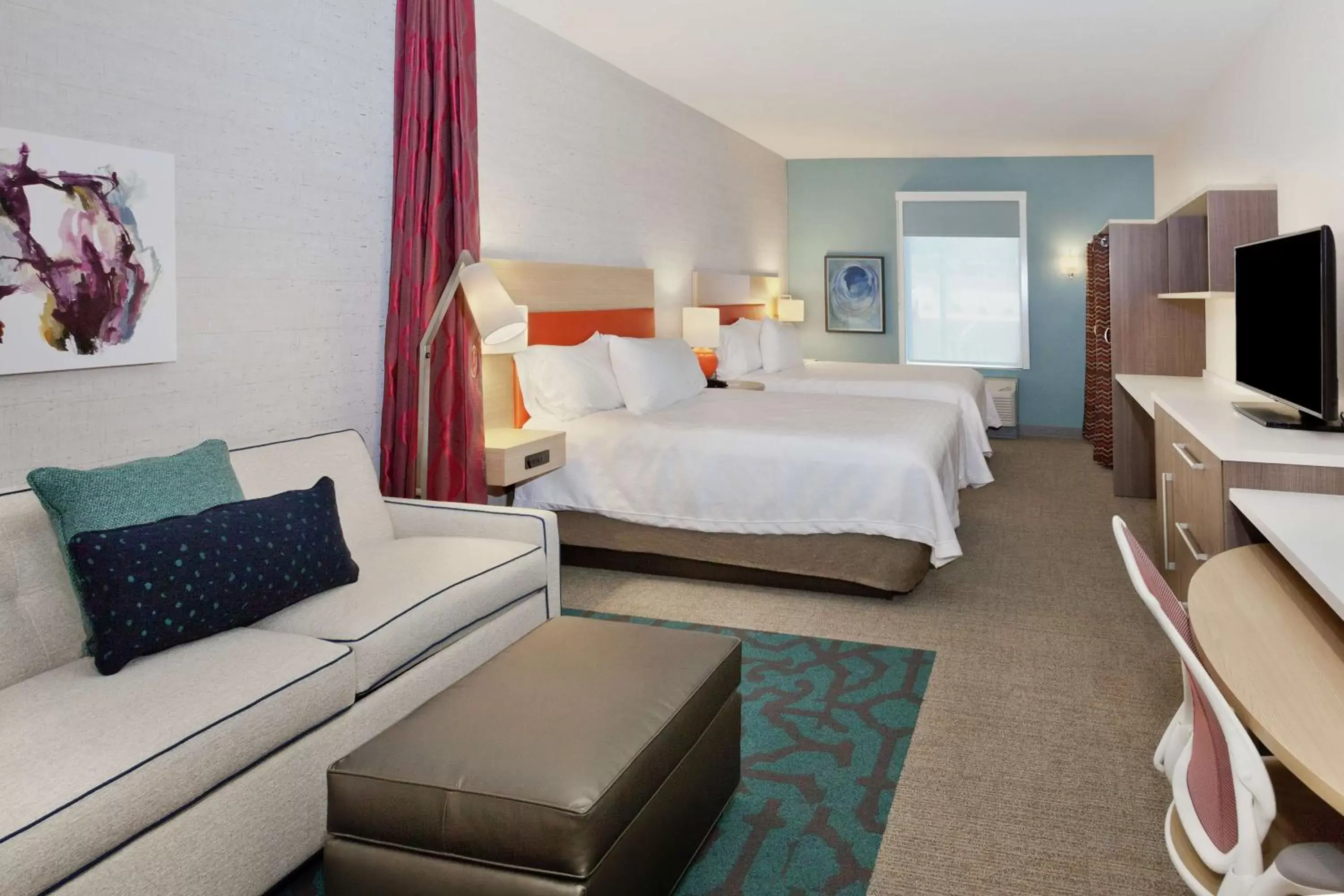 Bedroom, Bed in Home2 Suites By Hilton Birmingham Colonnade Bedroom, Bed in Home2 Suites By Hilton Birmingham Colonnade