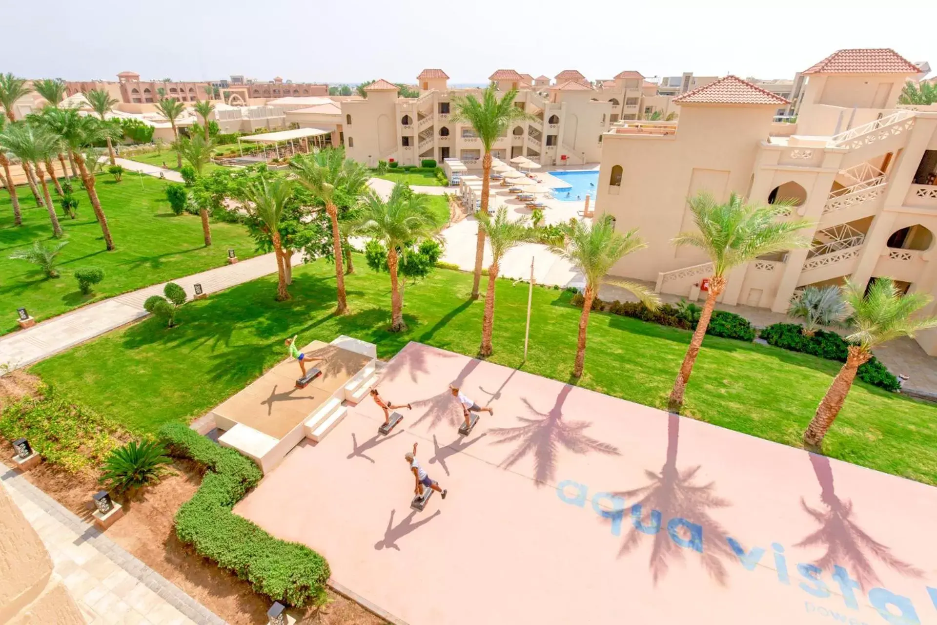 Bird's eye view in Pickalbatros Aqua Vista Resort - Hurghada