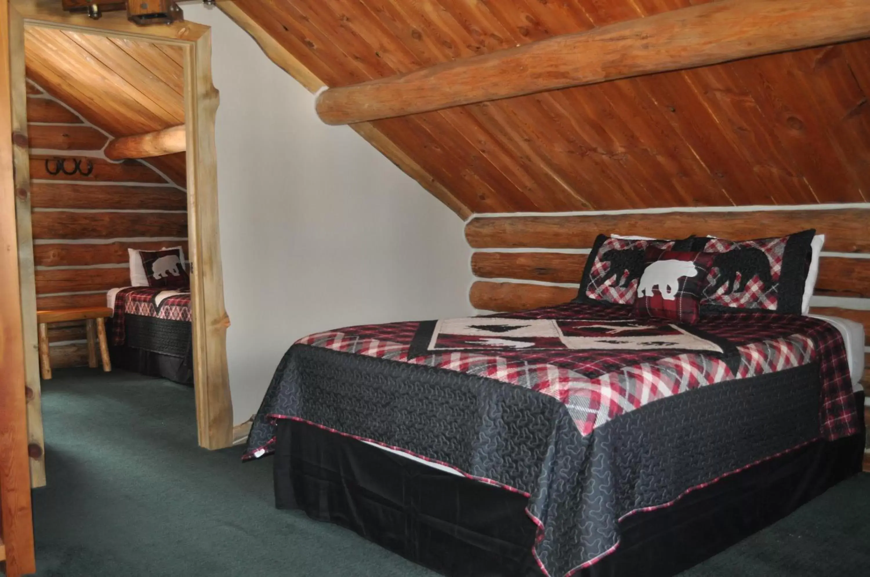 Bed in Crooked Creek Guest Ranch