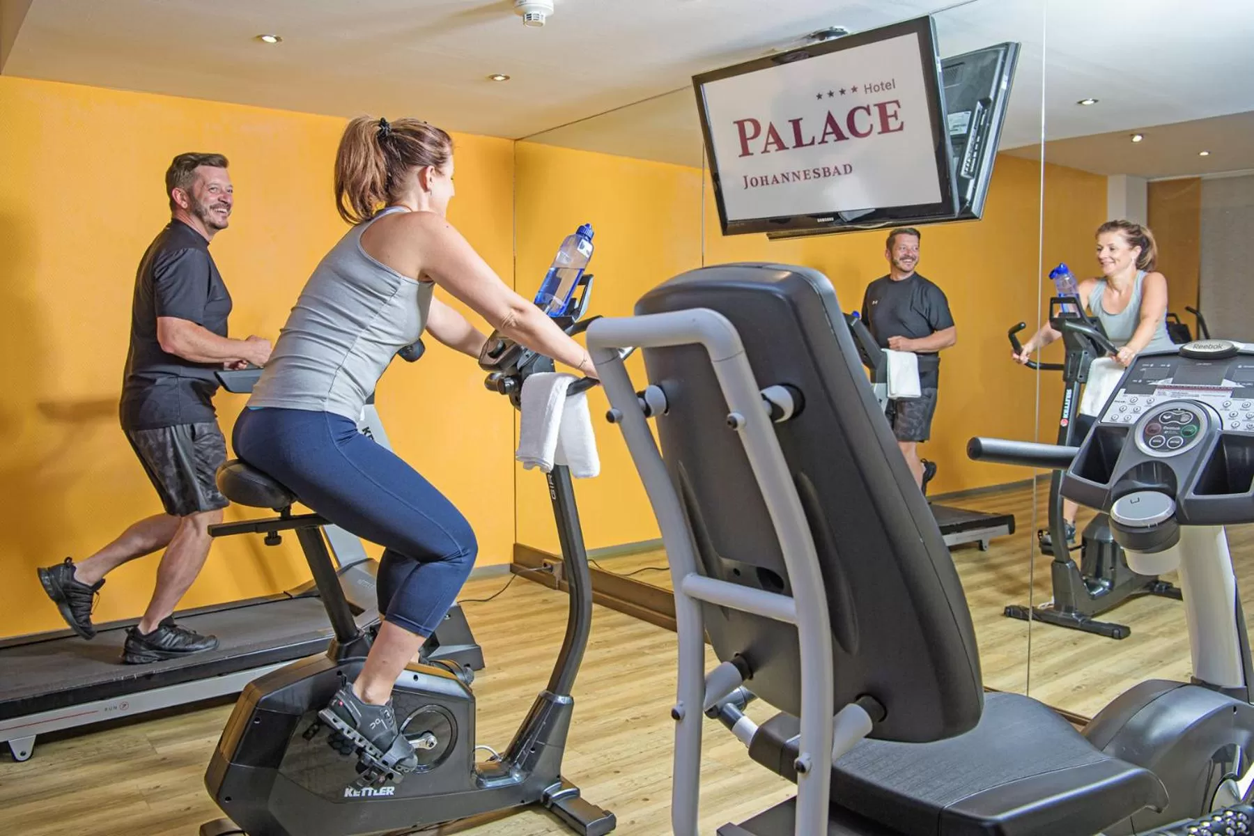 Fitness centre/facilities in Johannesbad Hotel Palace