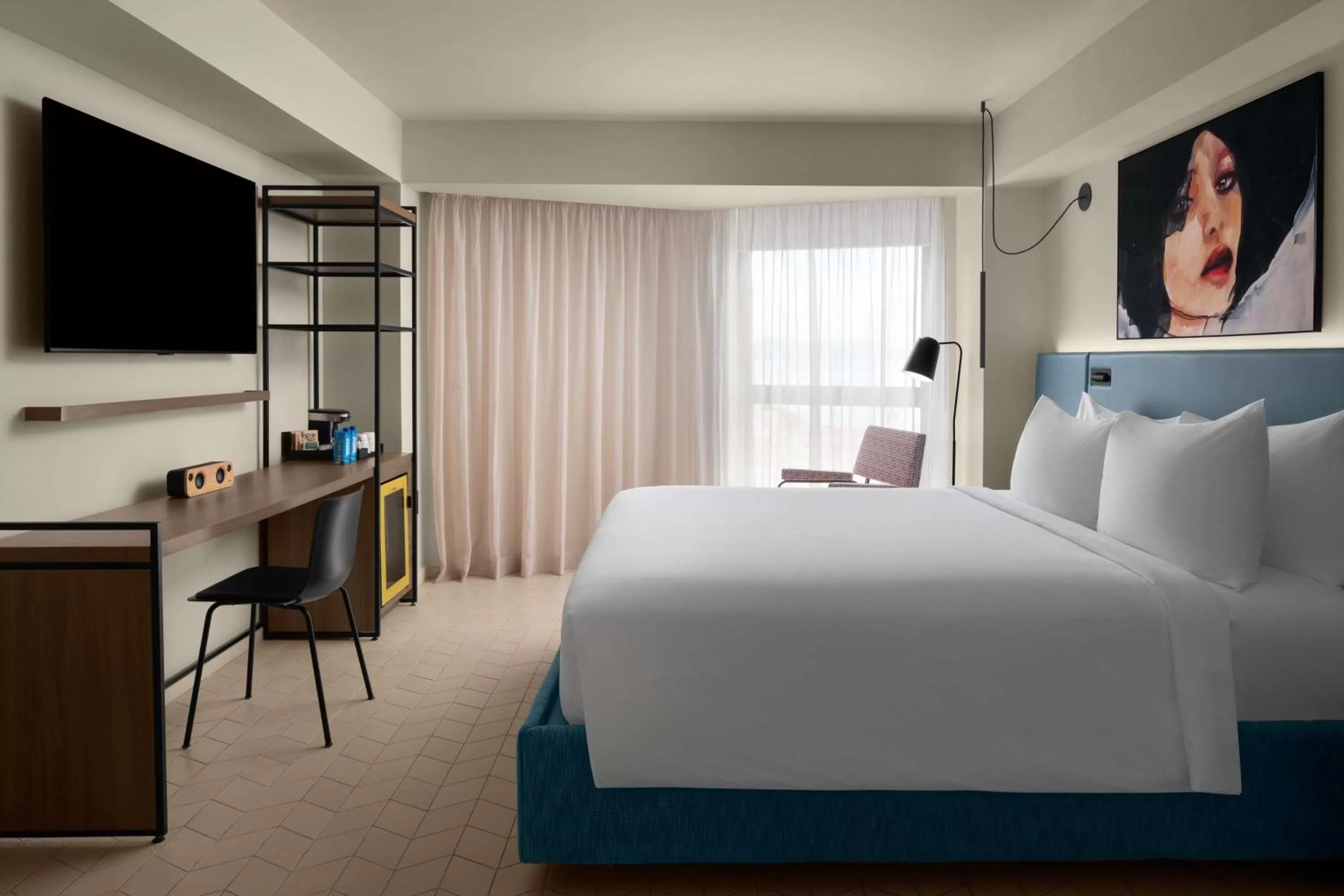 Bedroom, Bed in ROK Hotel Kingston, Tapestry Collection By Hilton