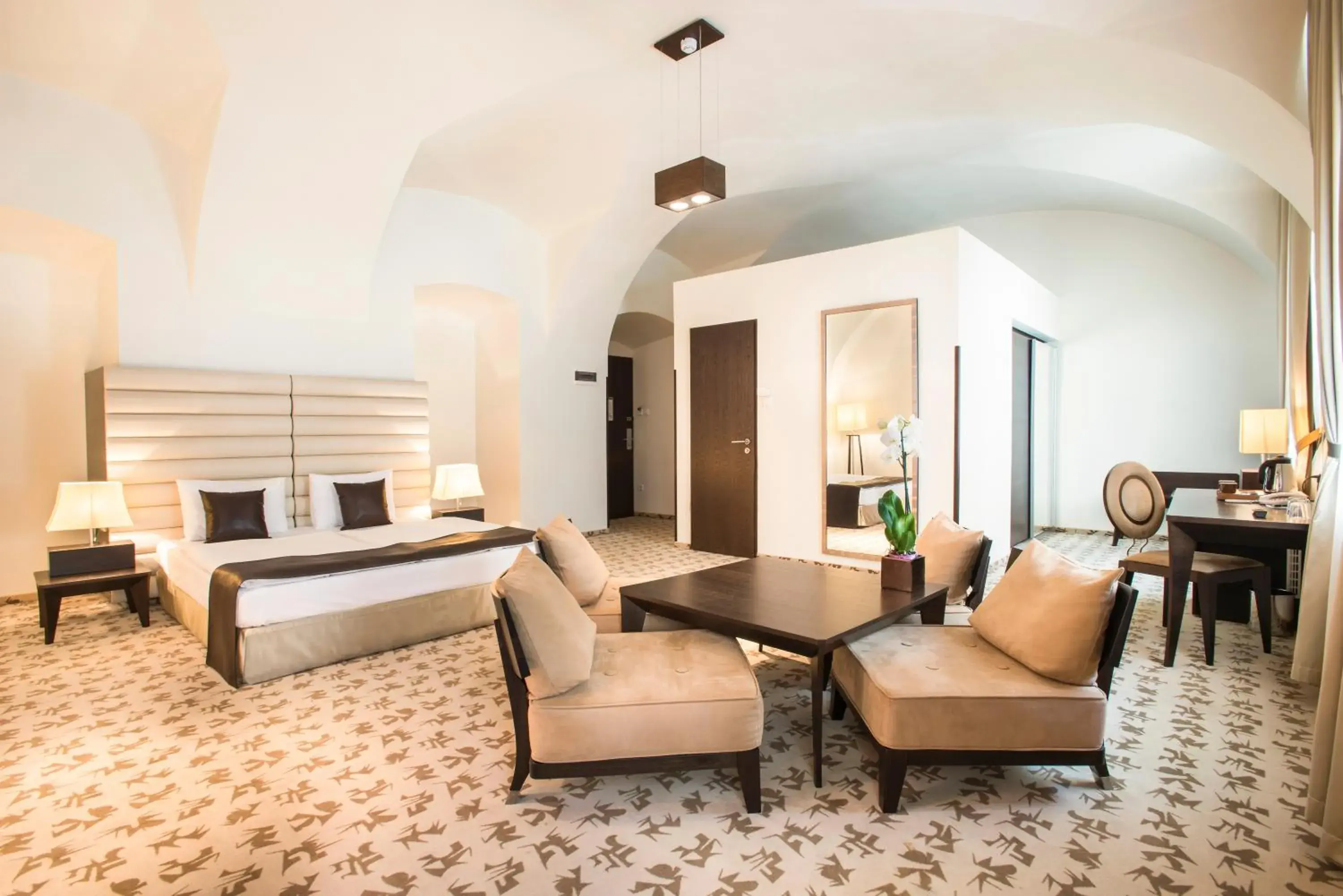 Bedroom, Seating Area in Buda Castle Hotel Budapest