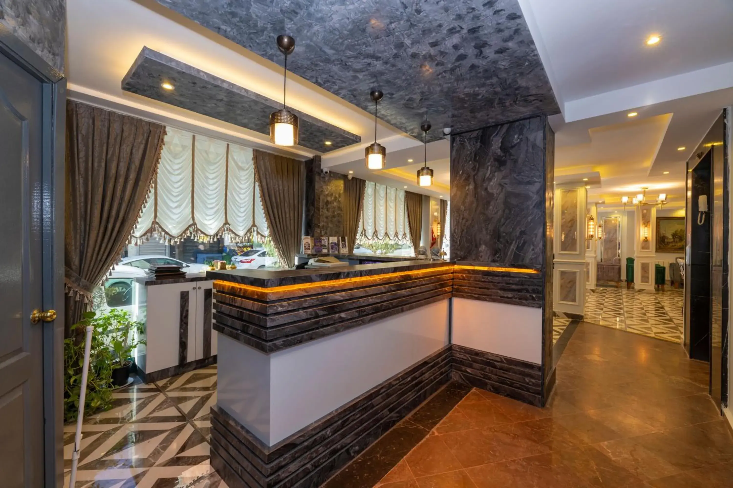 Lobby or reception, Restaurant/Places to Eat in Hotel Yesilpark
