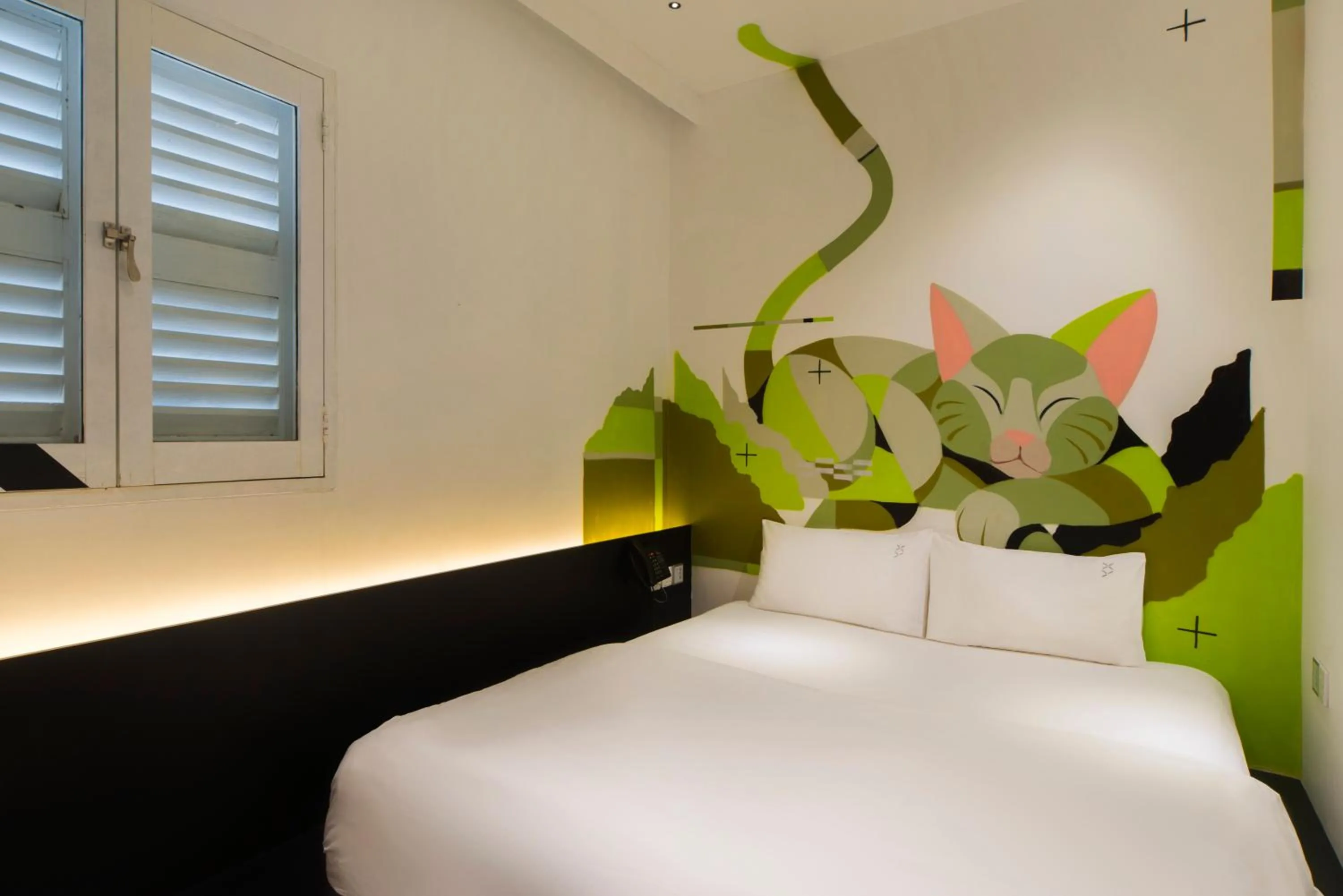 Decorative detail, Bed in Hi Hotel