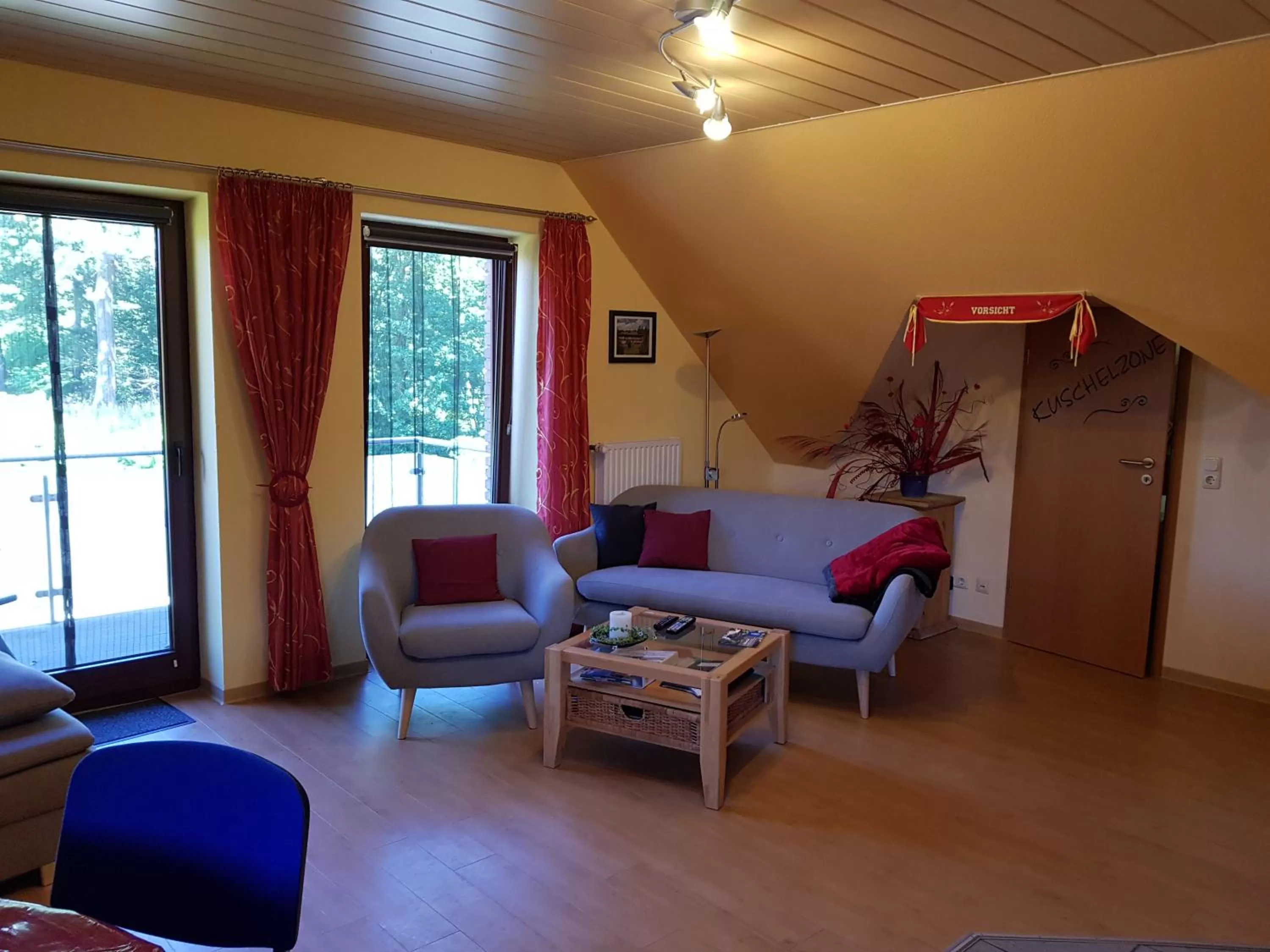 Living room in Ullas Gästehaus