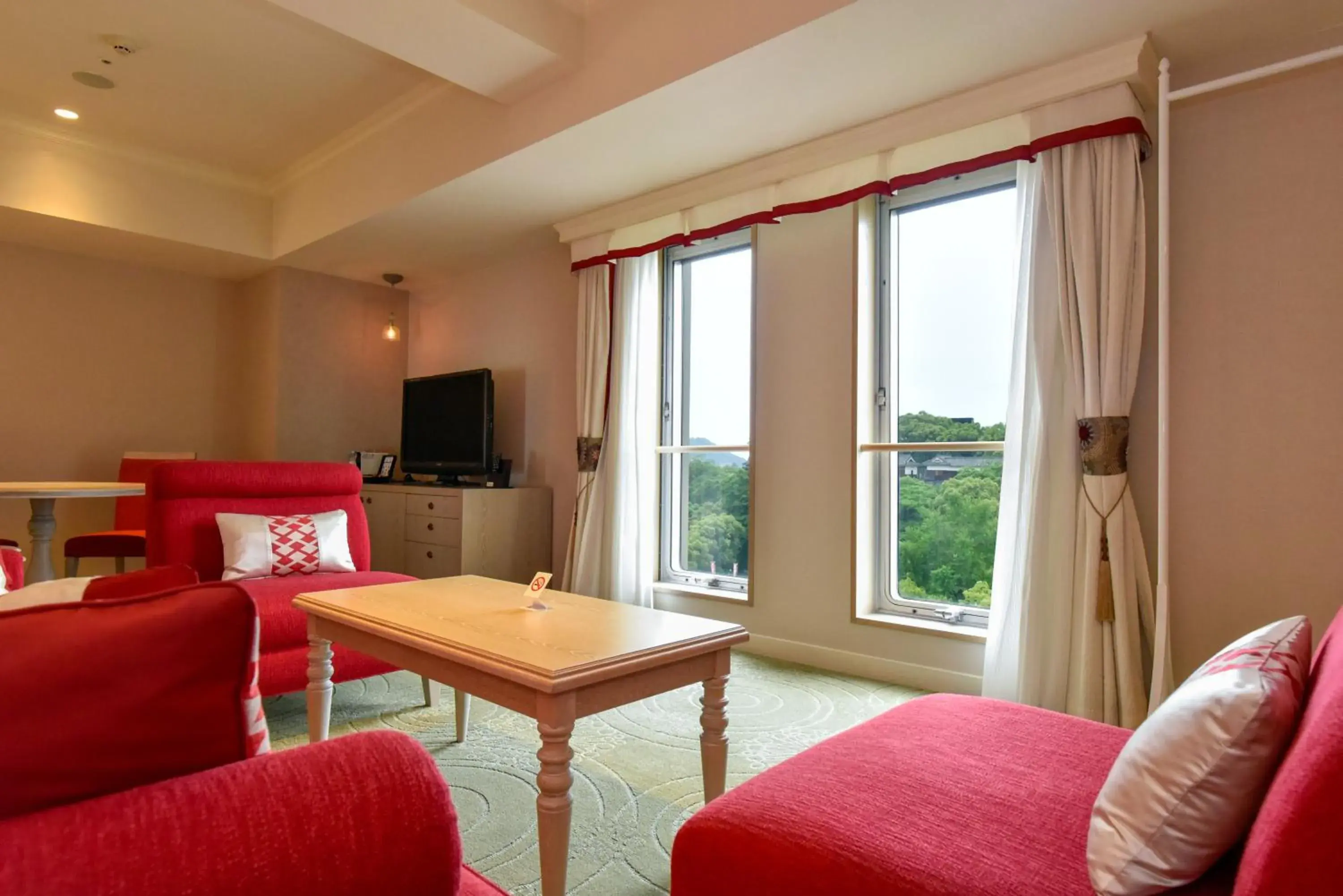 Seating Area in Kumamoto Hotel Castle