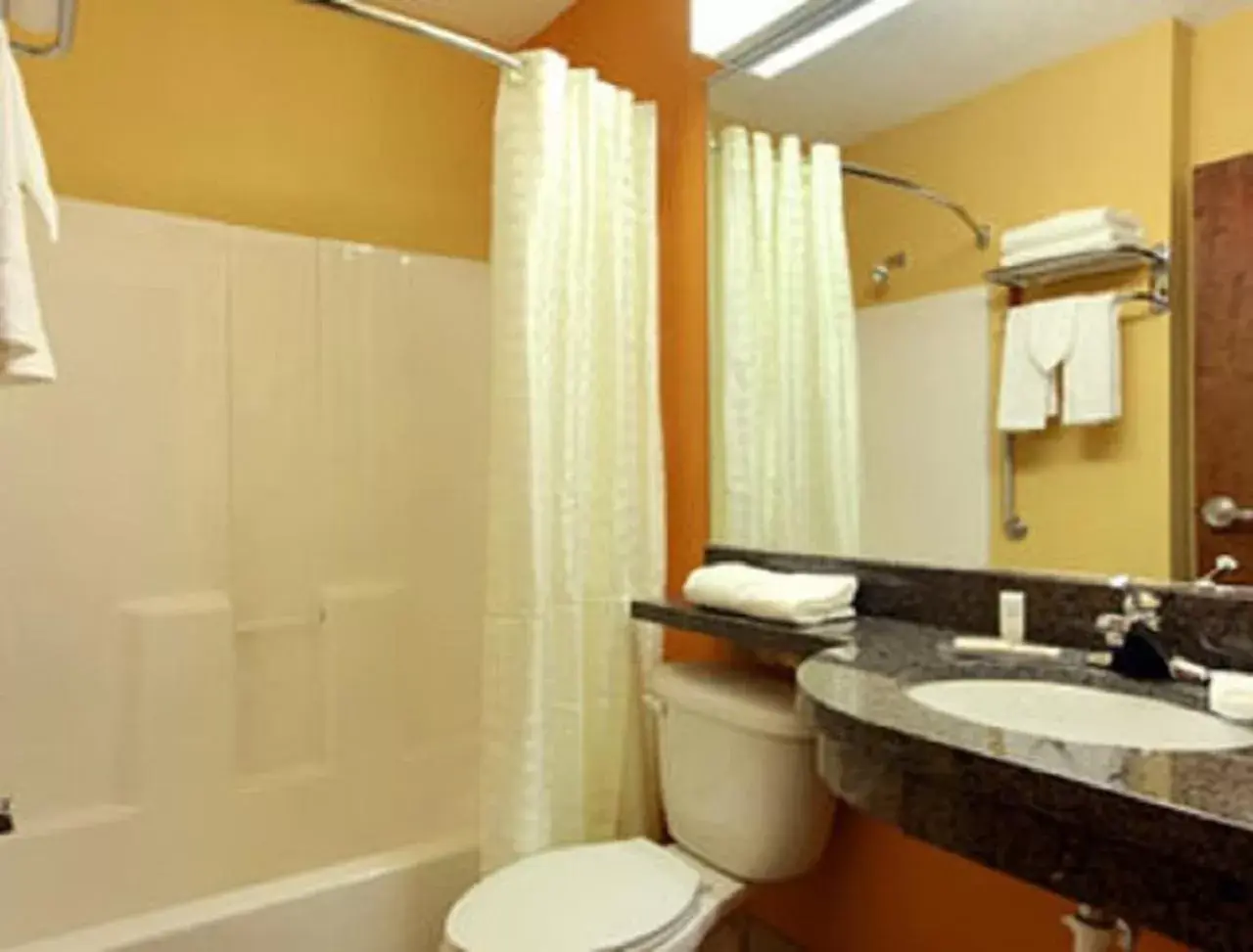 Bathroom in Microtel Inn & Suites by Wyndham Princeton