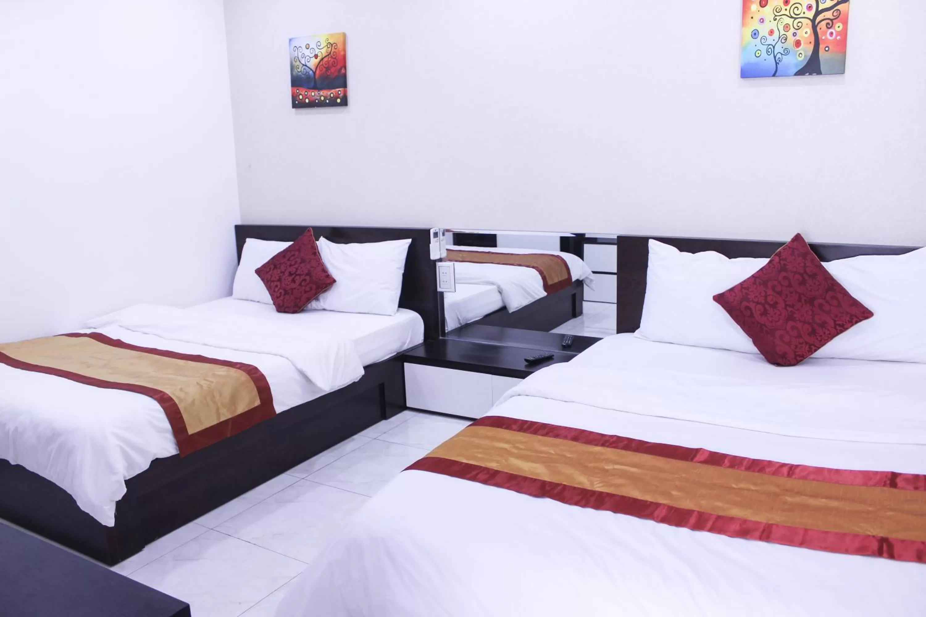 Bed in Gold Ocean Apartment Nha Trang