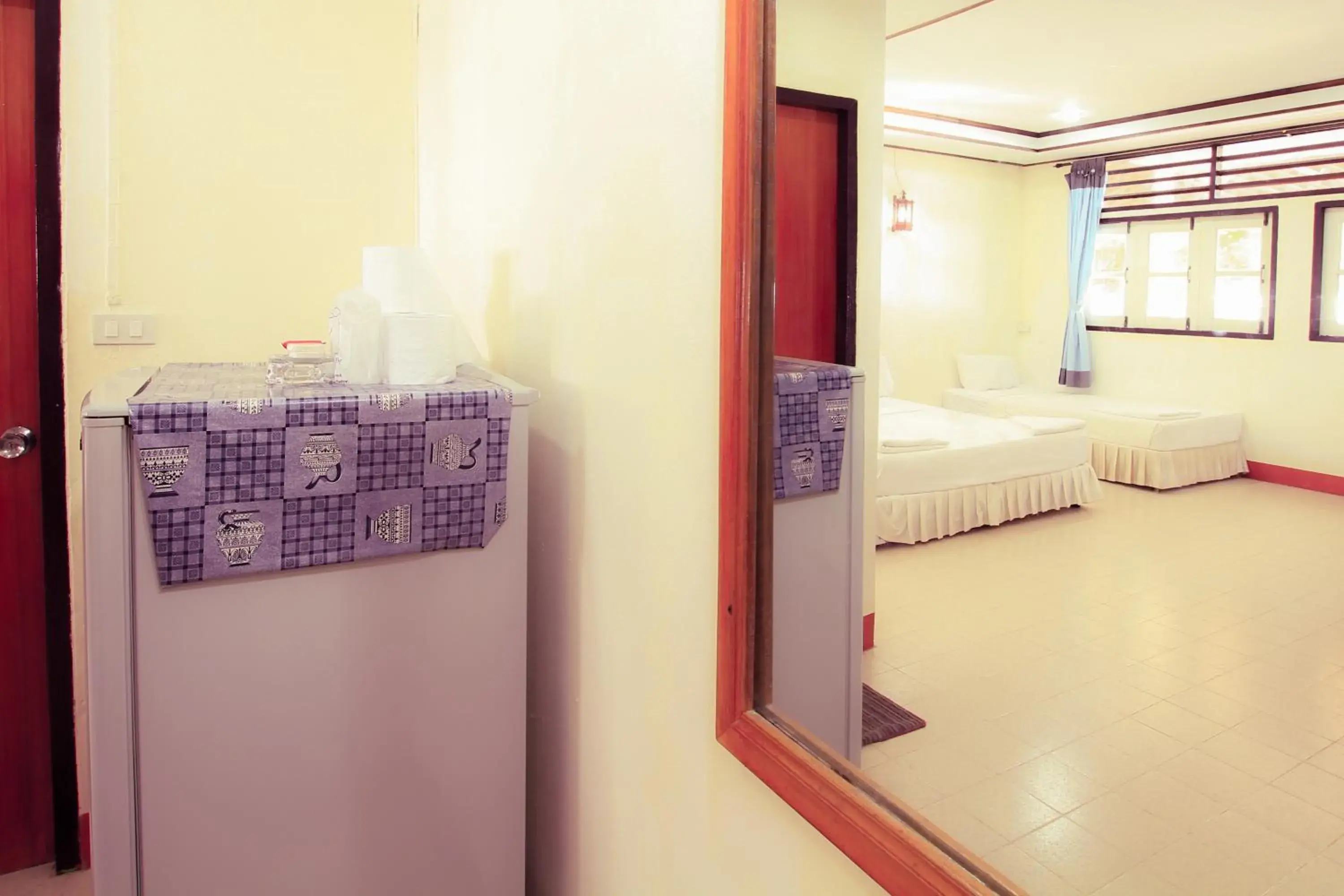 Decorative detail, Bed in Marine Chaweng Beach Resort Decorative detail, Bed in Marine Chaweng Beach Resort