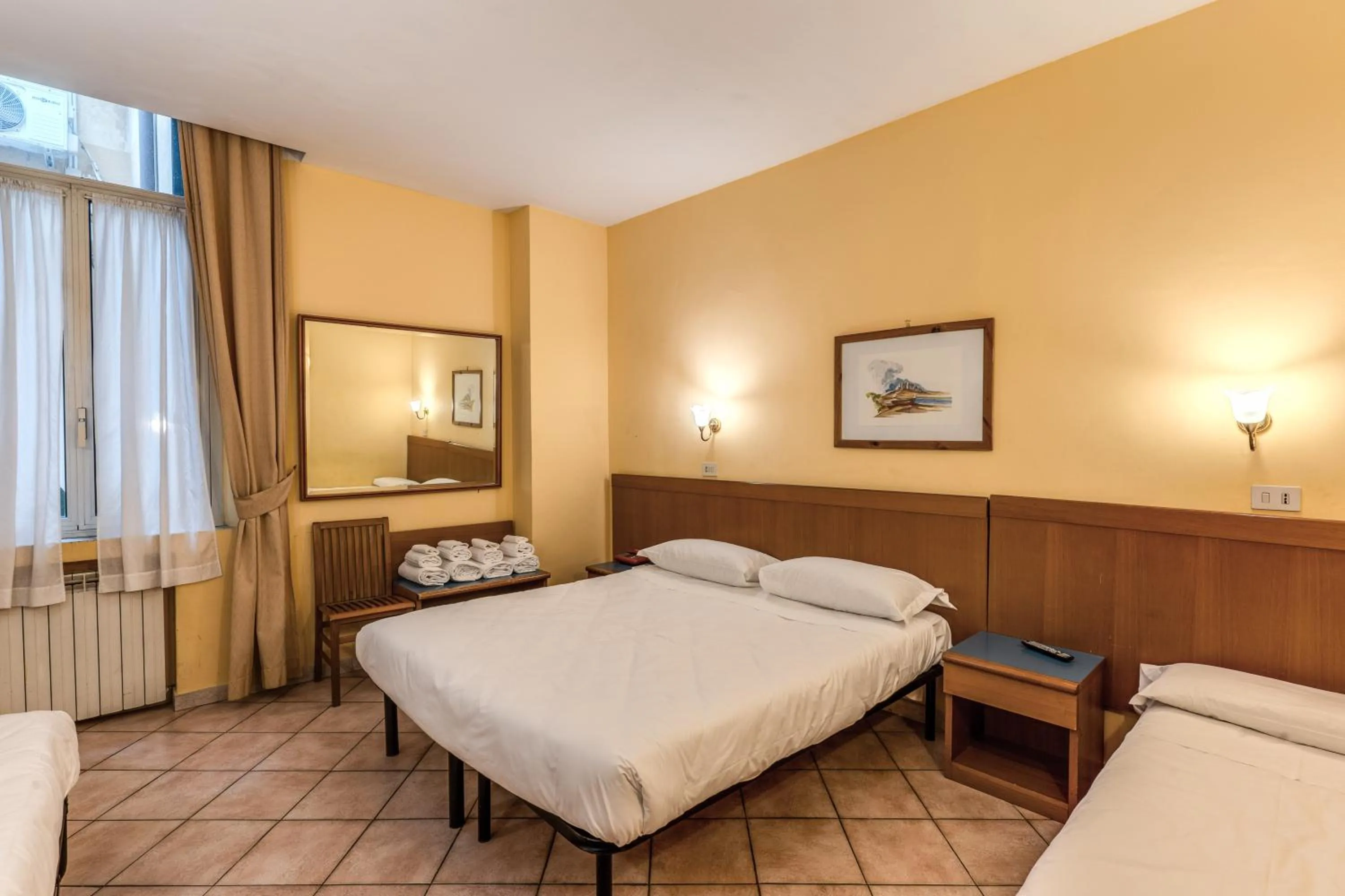 Bed in Hotel Pomezia