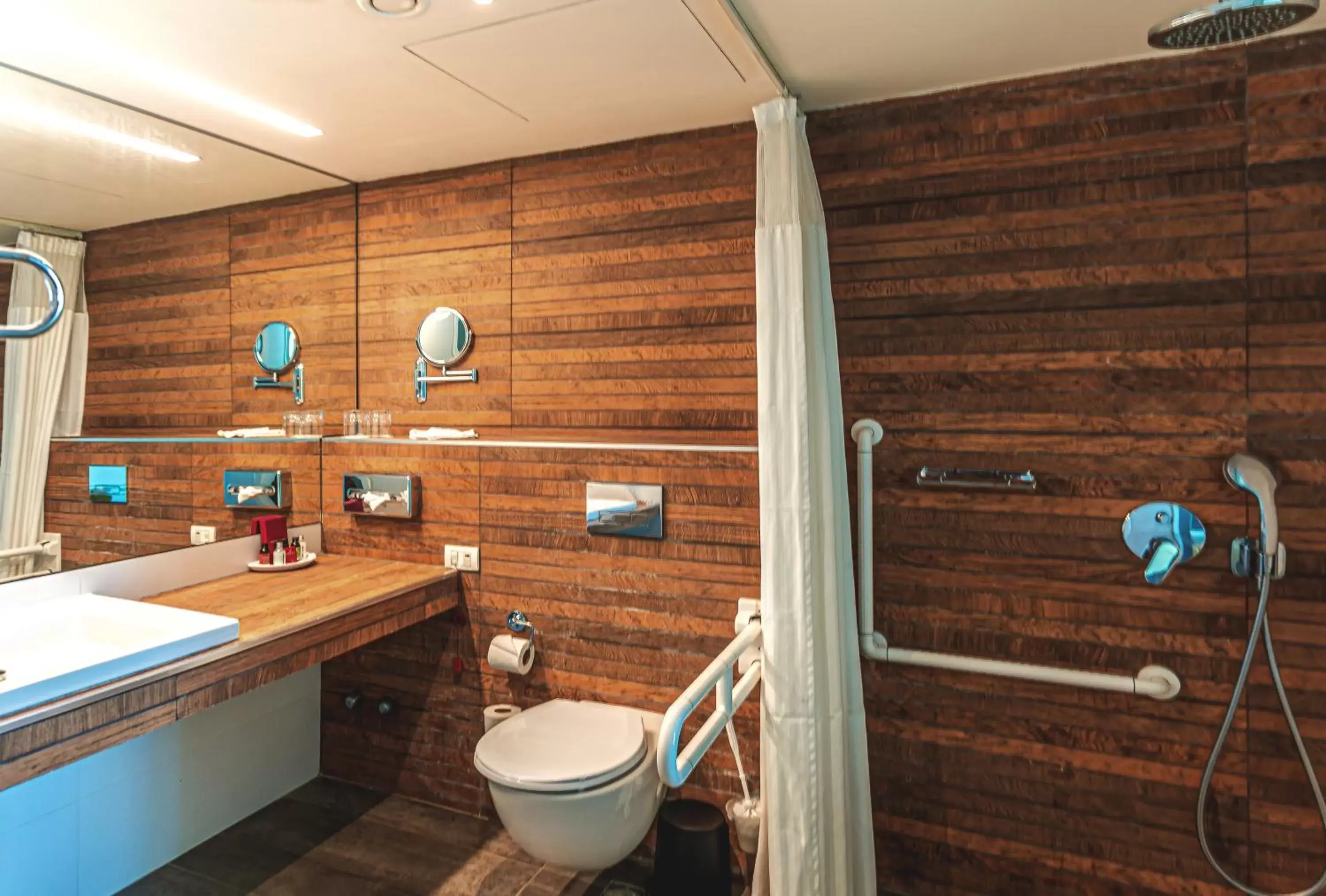 Bathroom in Haifa Bay View Hotel By AFI Hotels