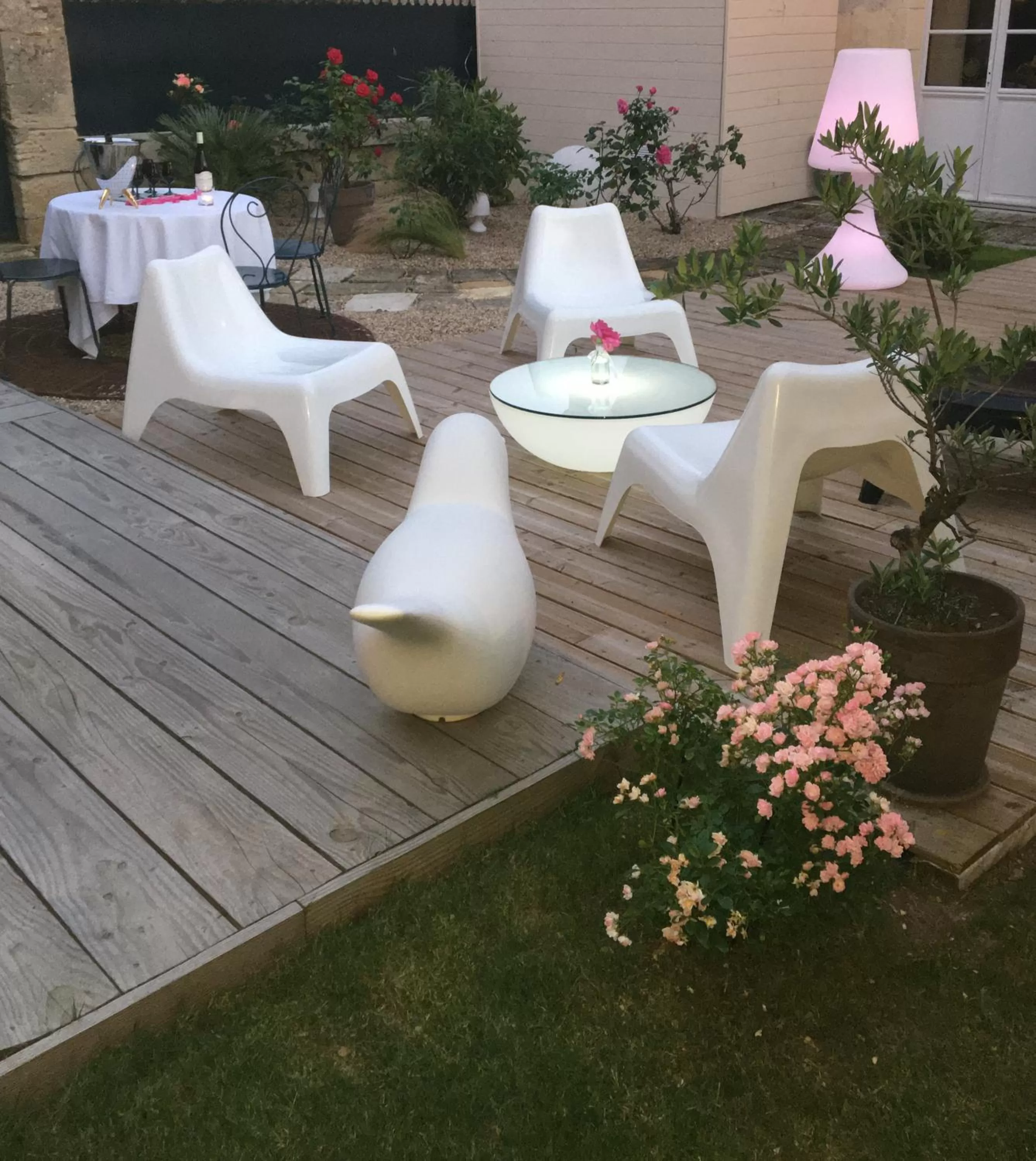 Patio in La Maison de Milie