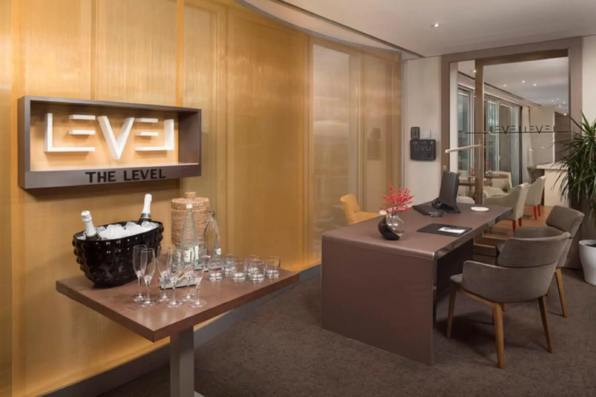 Lobby or reception in The Level at Melia Barcelona Sky