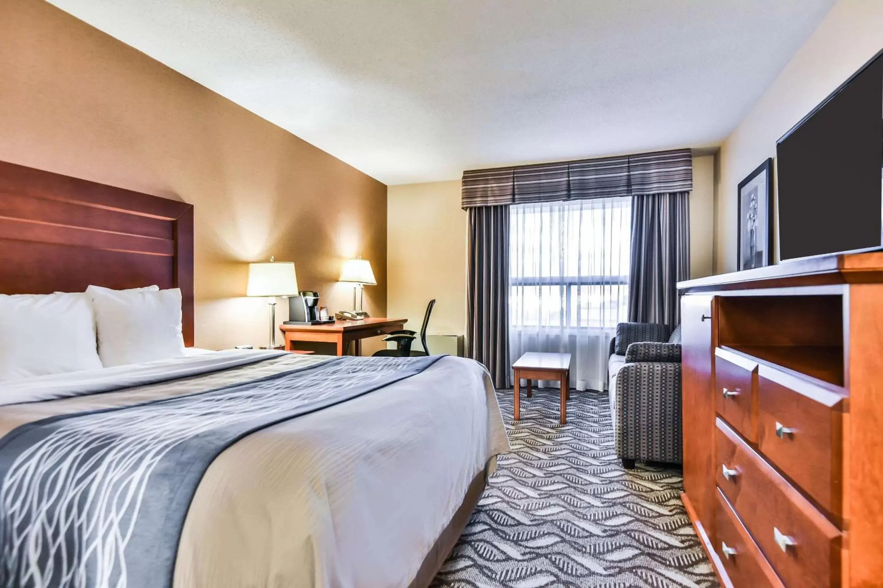 Photo of the whole room, Bed in Comfort Inn & Suites Ambassador Bridge