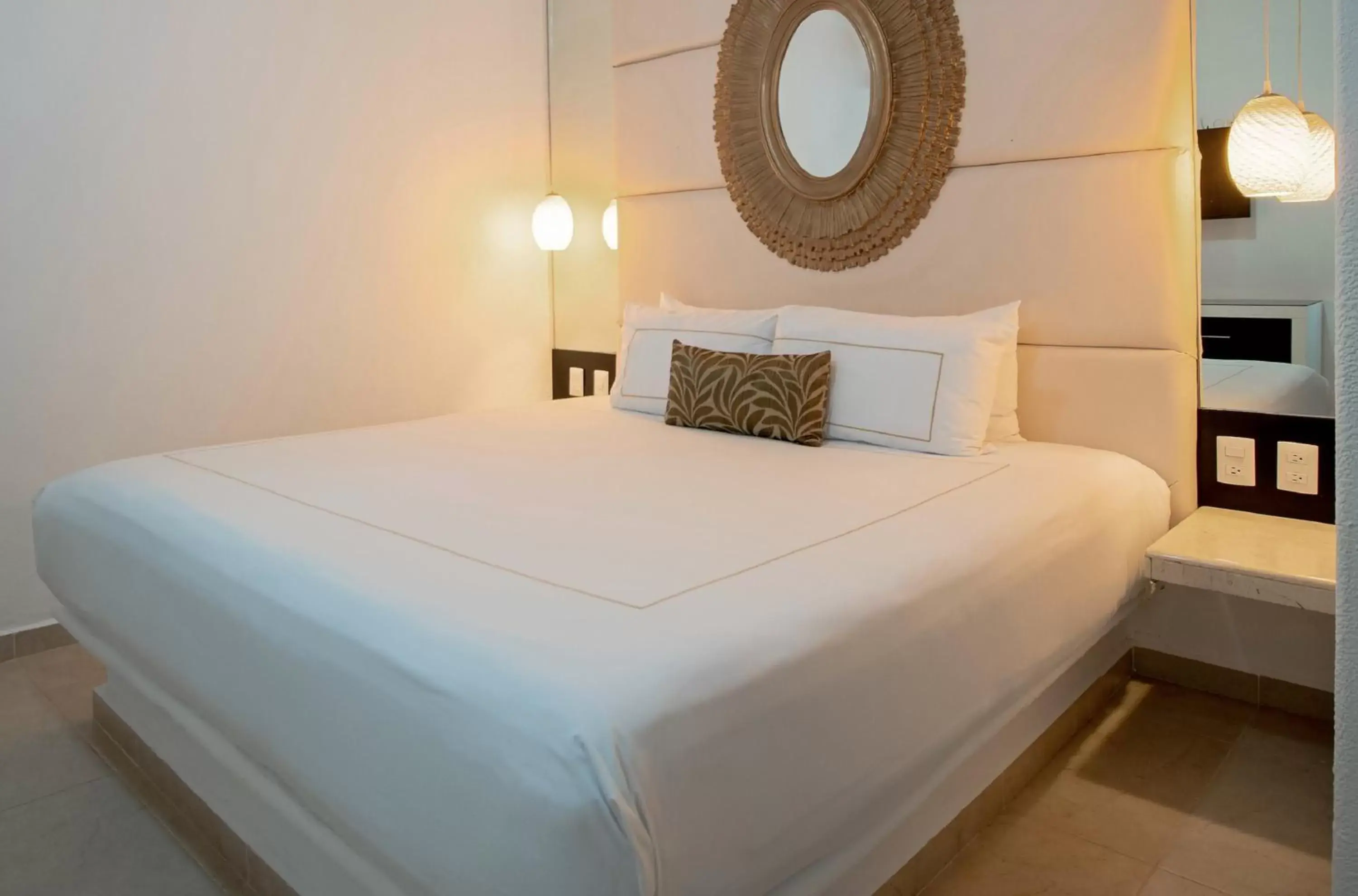 Bed in Desire Riviera Maya Resort
