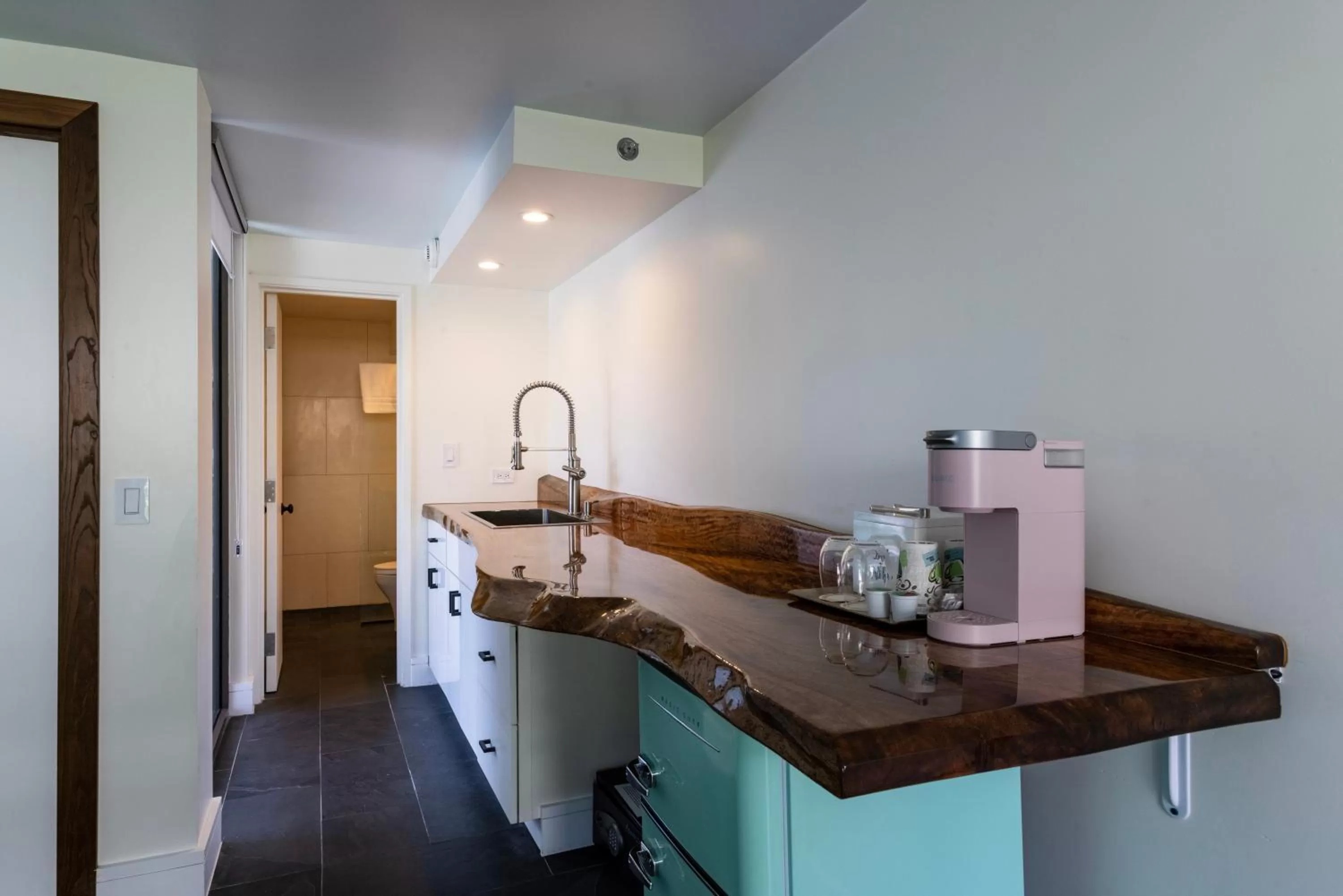 Kitchen or kitchenette in Hotel La Croix