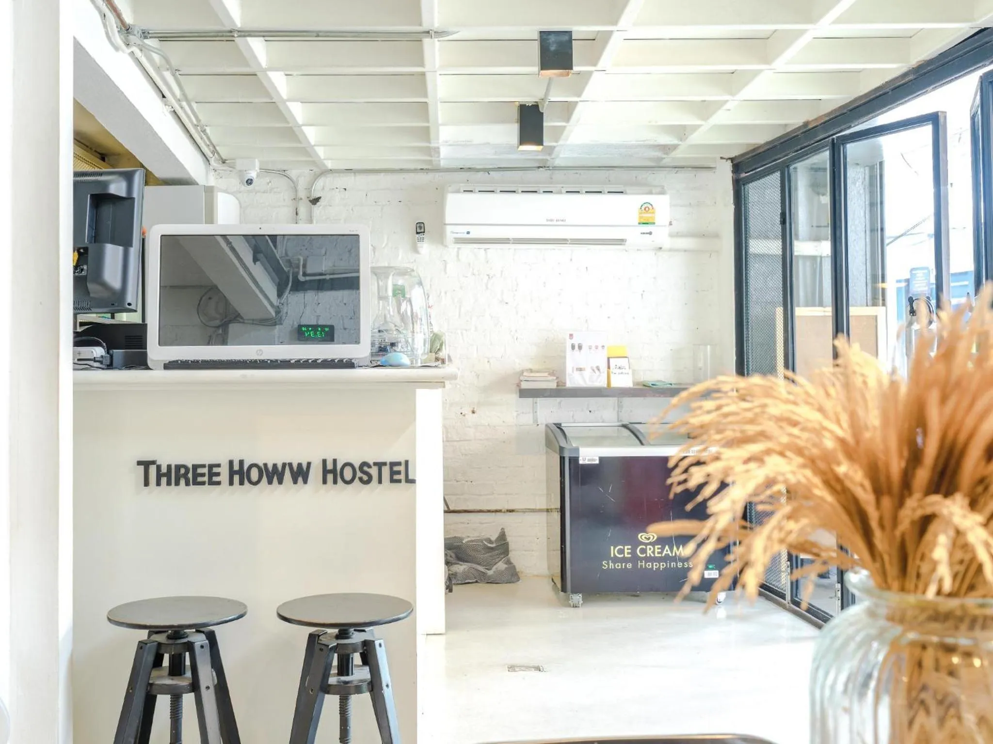 Dining area in Bangkok Nomad Hostel