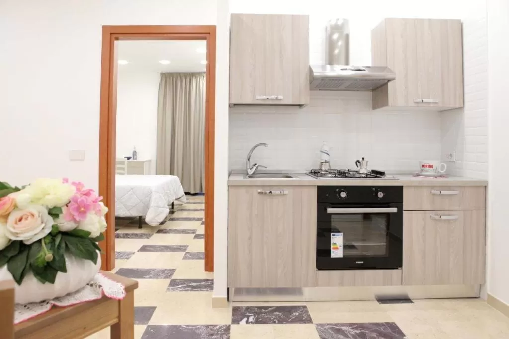Kitchen/Kitchenette in B&B Maestra Giovanna