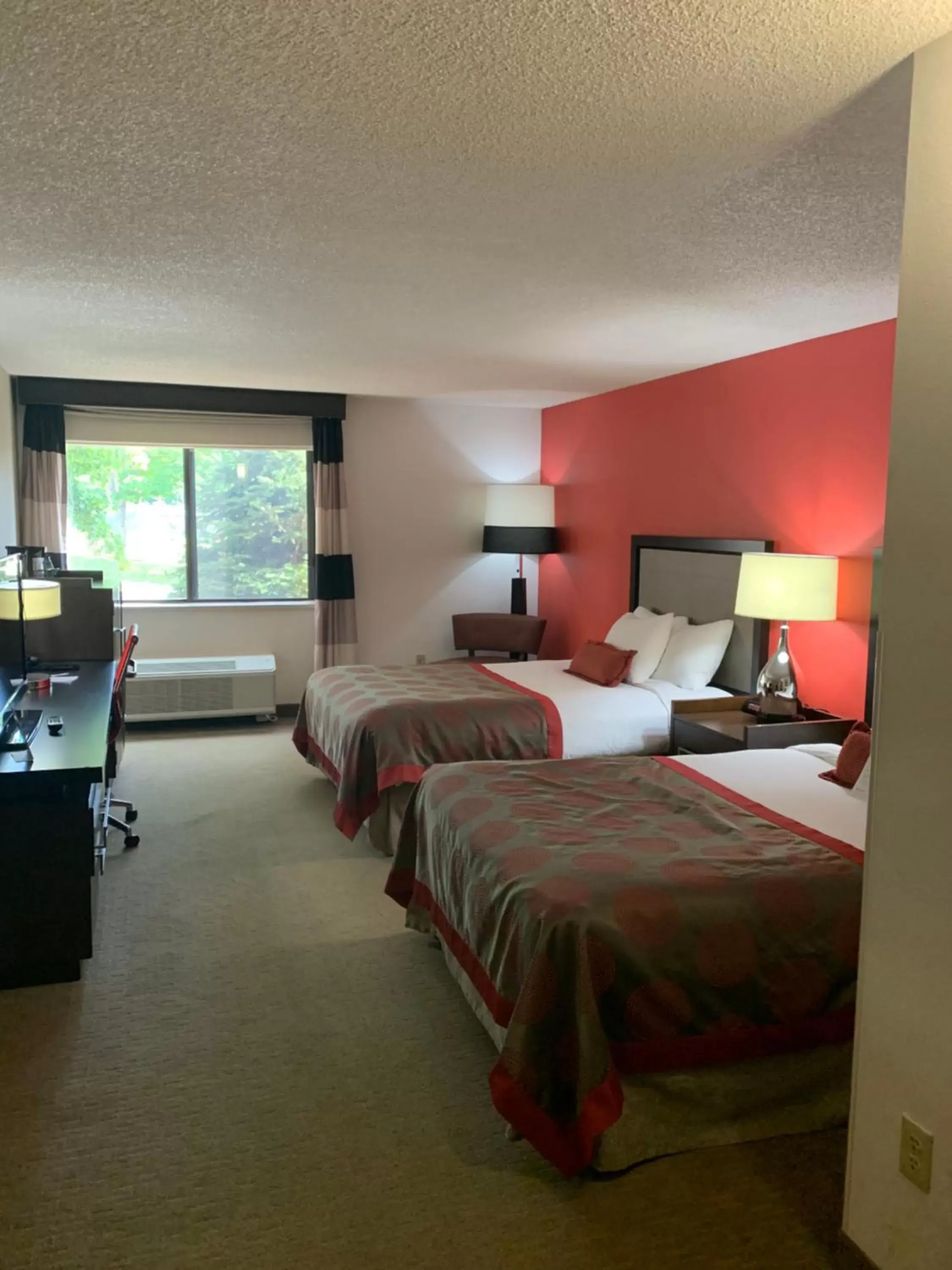 Bed in Ramada by Wyndham Marquette