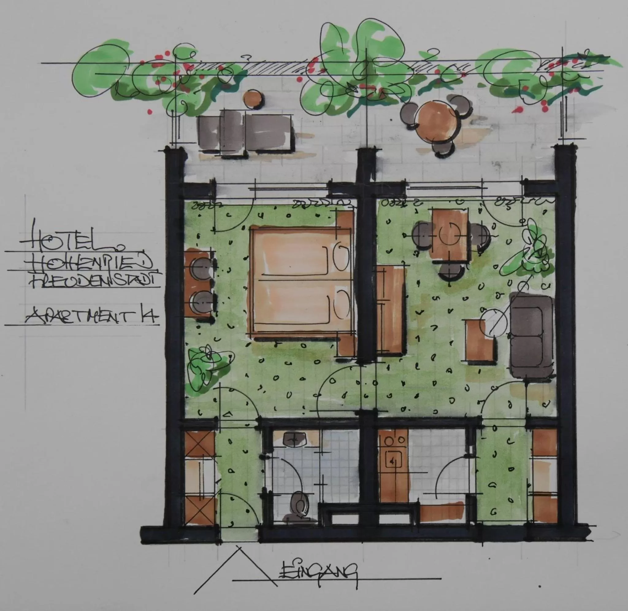 Floor Plan in Das Hohenried