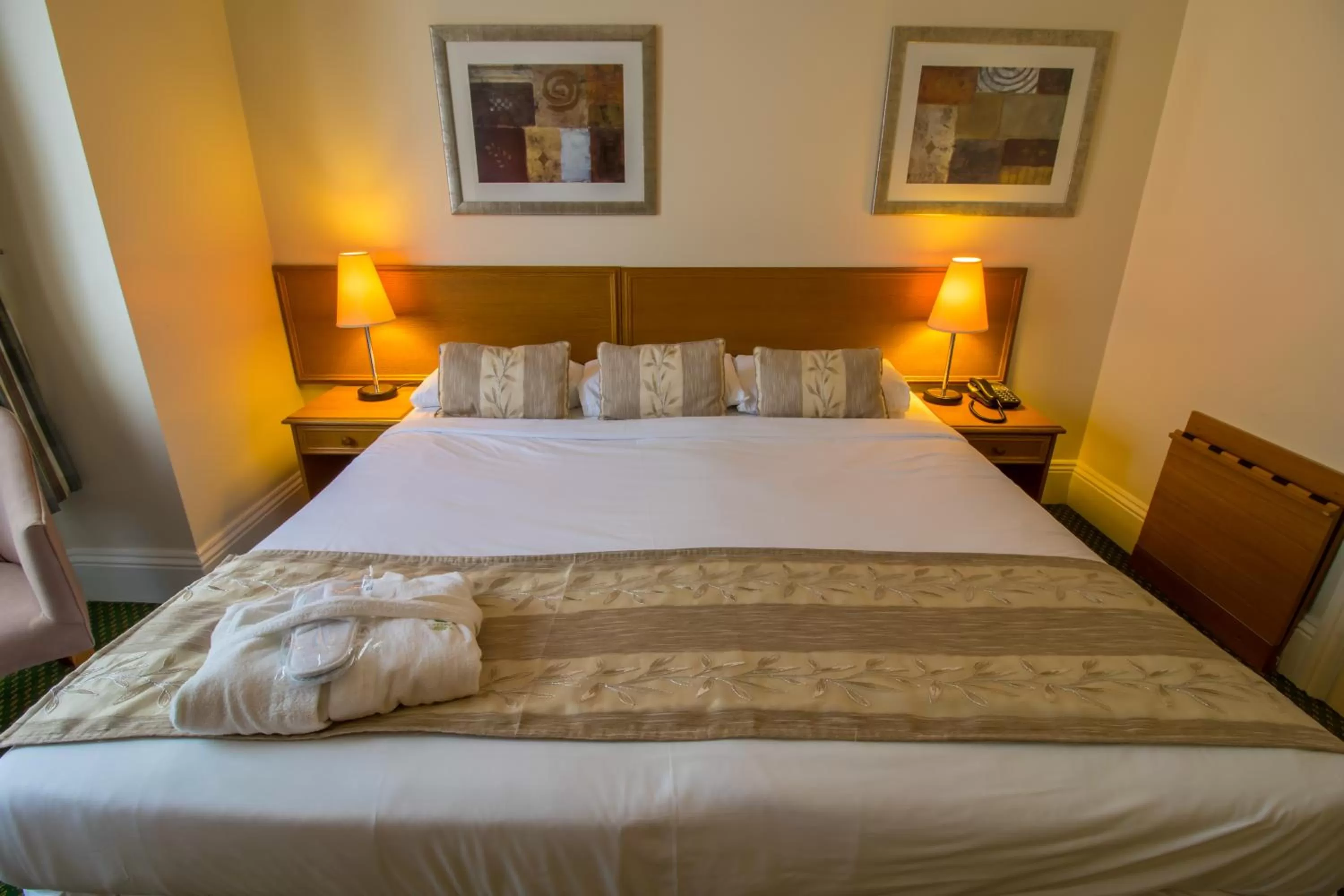 Bed in A Park View Hotel