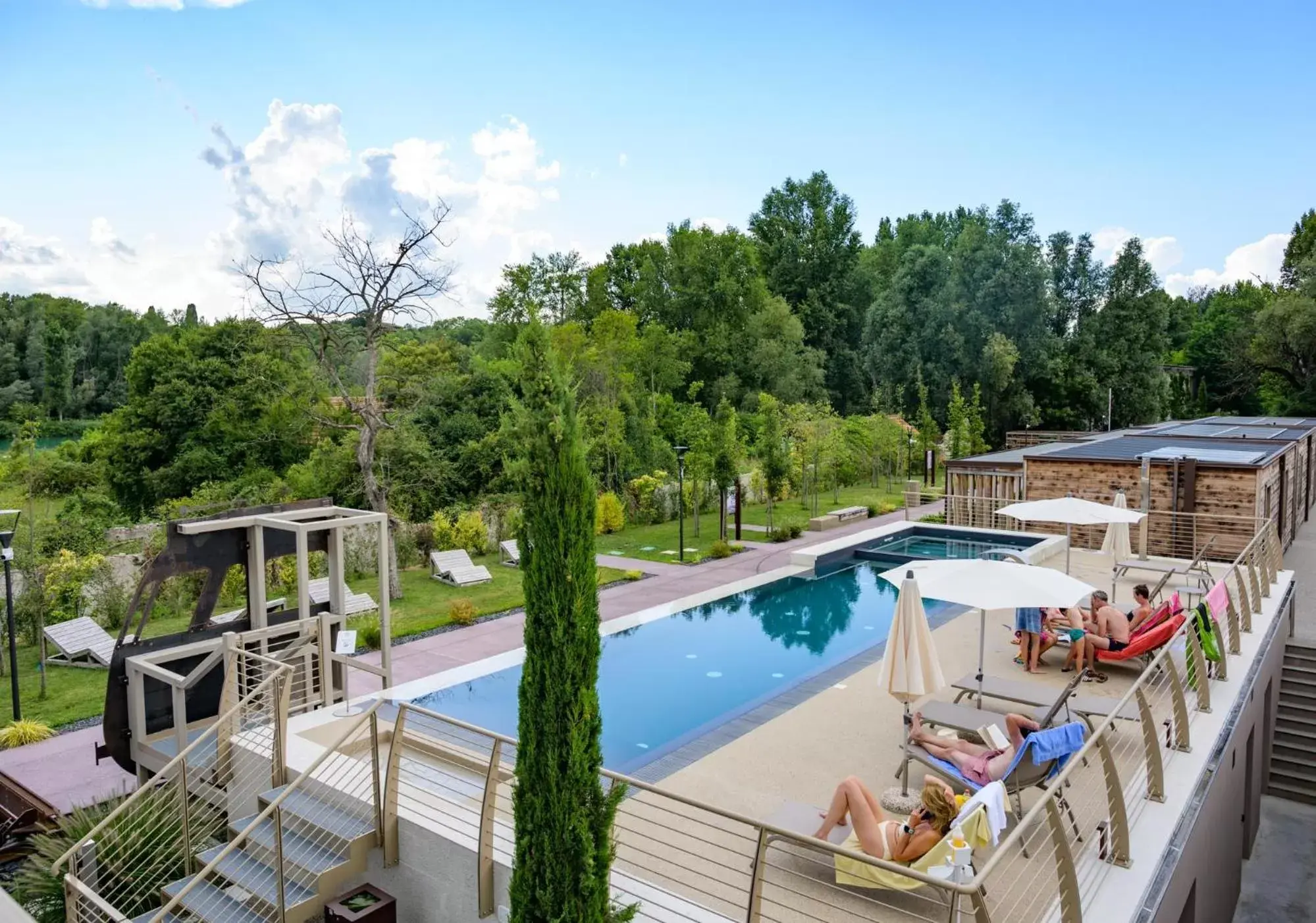 Pool View in Borgo Stazione Bike Inn