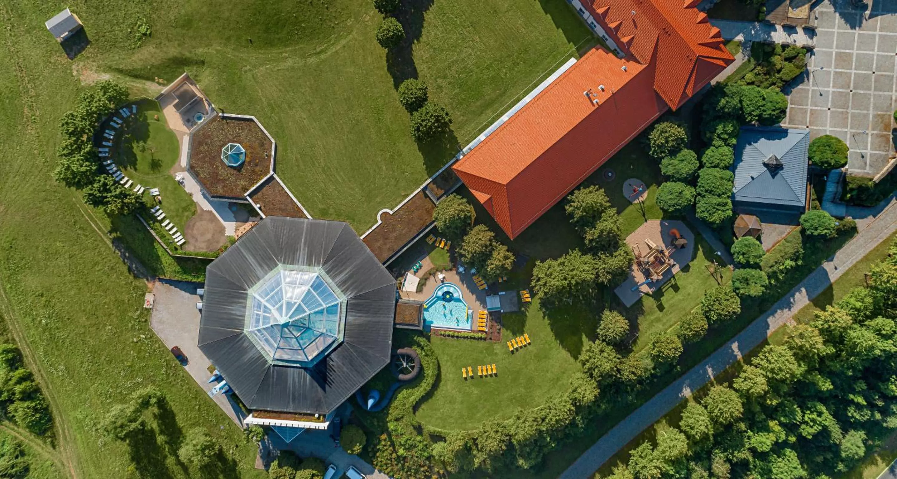 Bird's eye view in Victor's Residenz-Hotel Teistungenburg