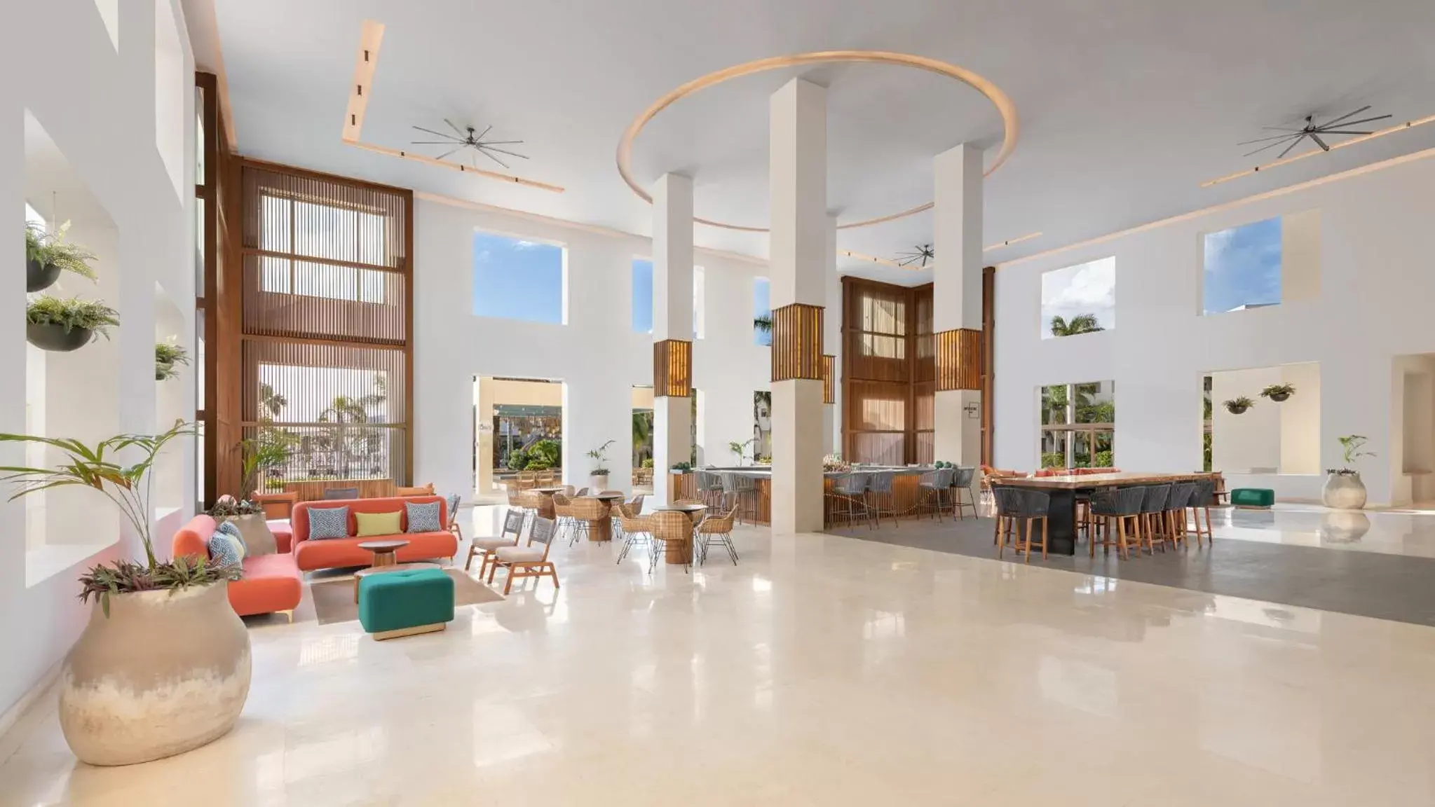 Lobby or reception in Hyatt Ziva Riviera Cancun All-Inclusive