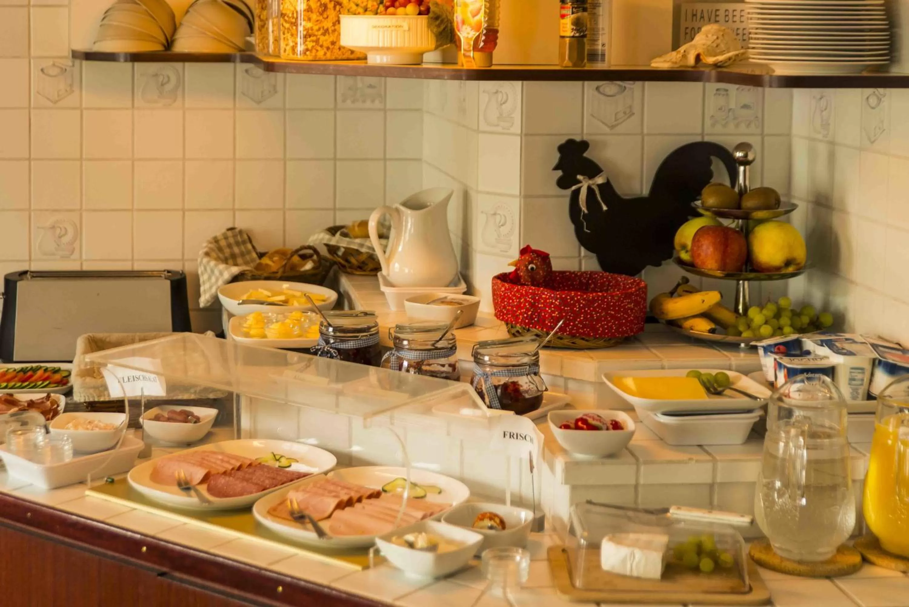 Buffet breakfast in Hotel Hanseatic