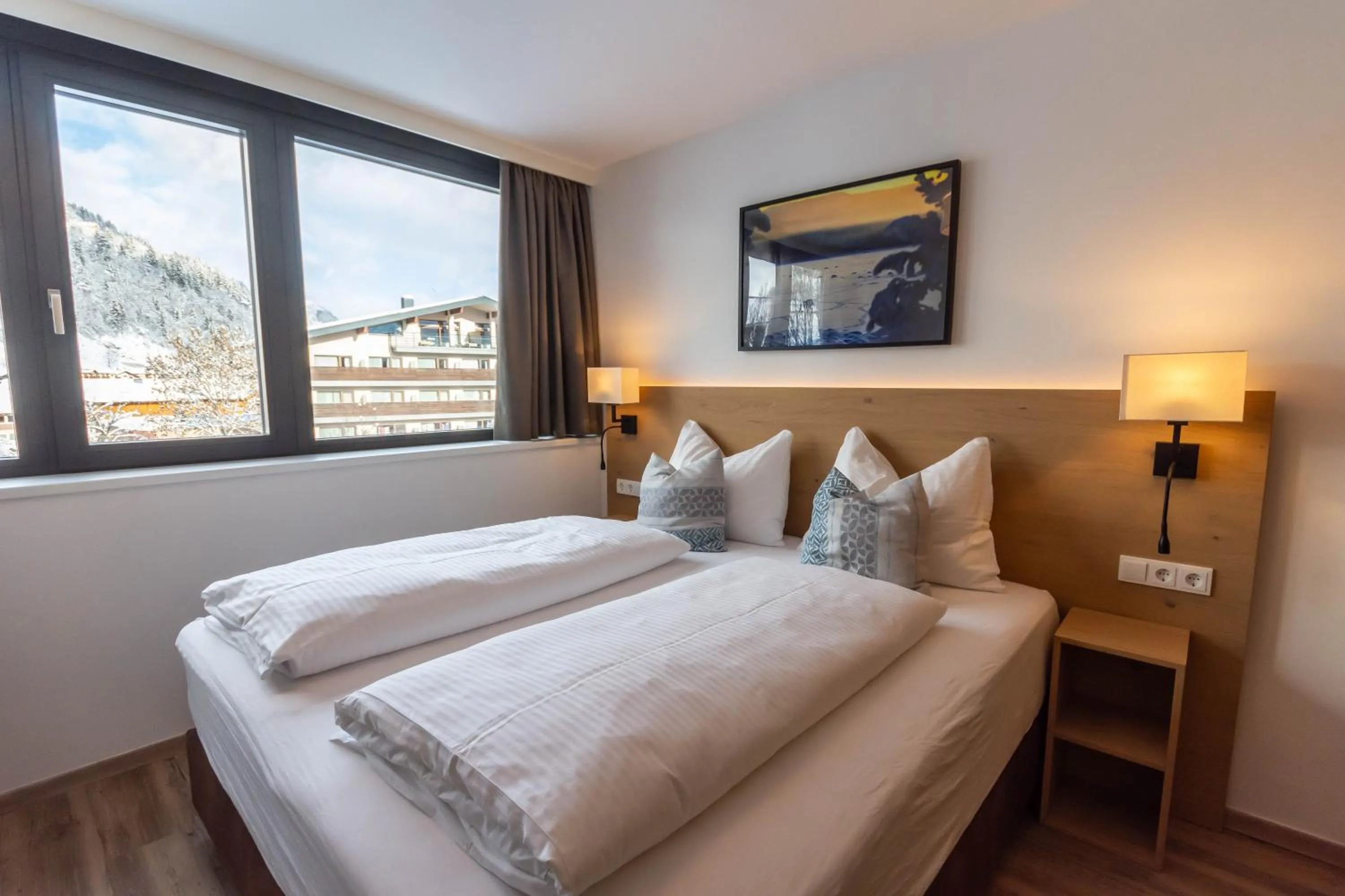 Bedroom, Bed in Schönblick Residence - Absolut Alpine Apartments