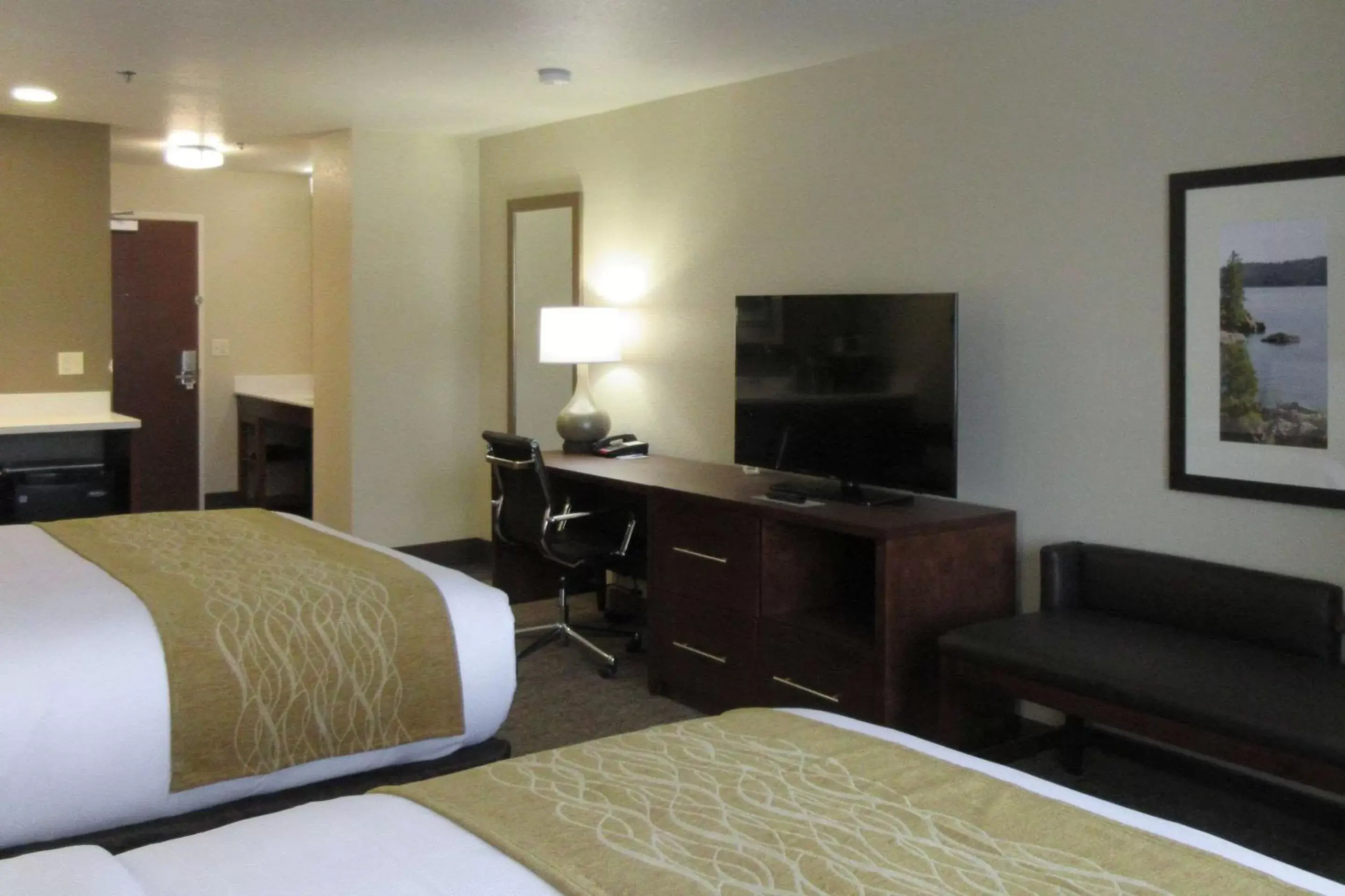 Queen Room with Two Queen Beds - Non-Smoking in Comfort Inn & Suites I-90 City Center