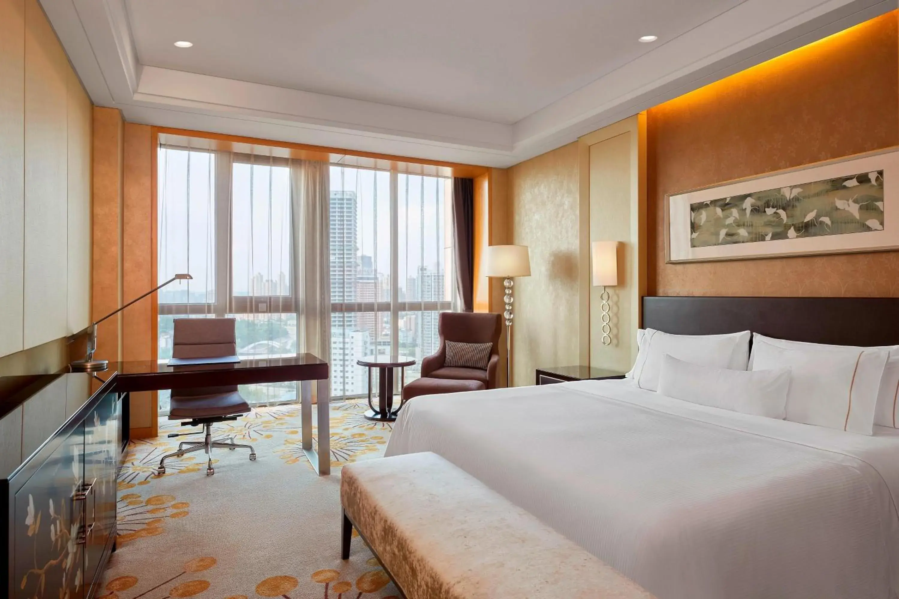Photo of the whole room, Bed in The Westin Hefei Baohe