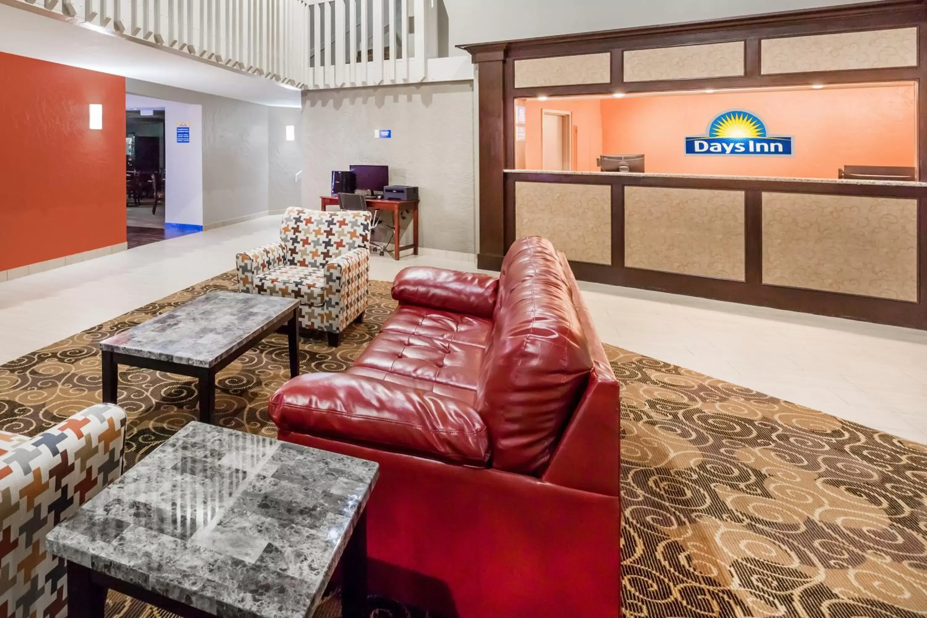 Lobby or reception in Days Inn by Wyndham Clive - West Des Moines Lobby or reception in Days Inn by Wyndham Clive - West Des Moines