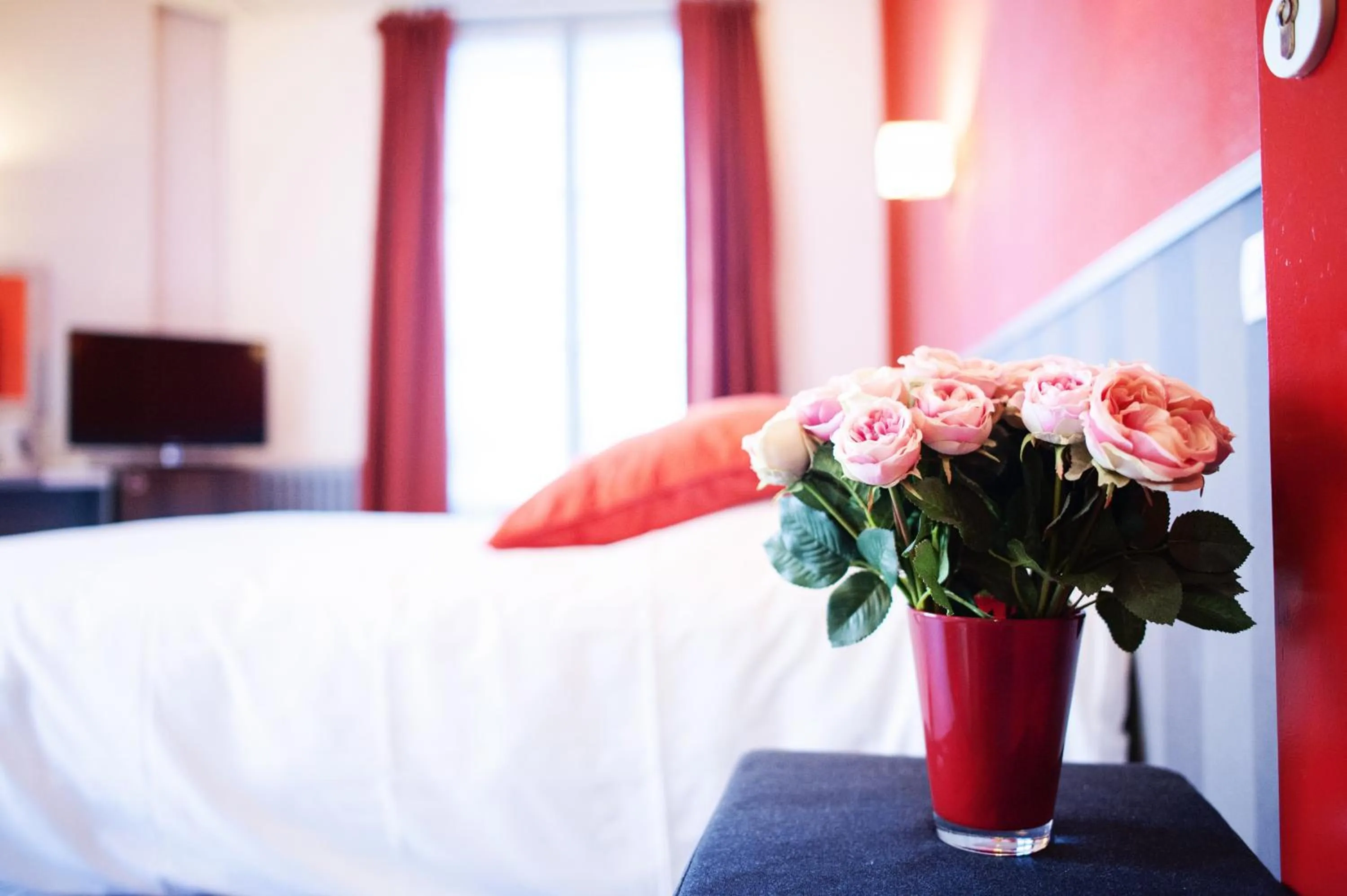 Bed in Hôtel Carmin