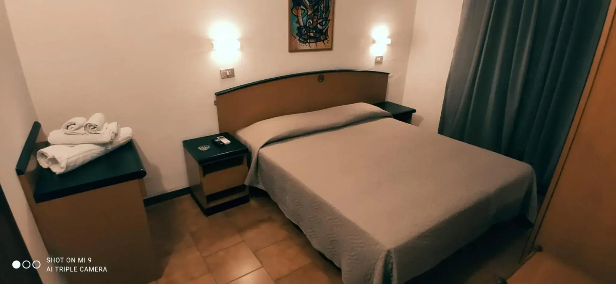 Bed in Hotel Orlov Rimini