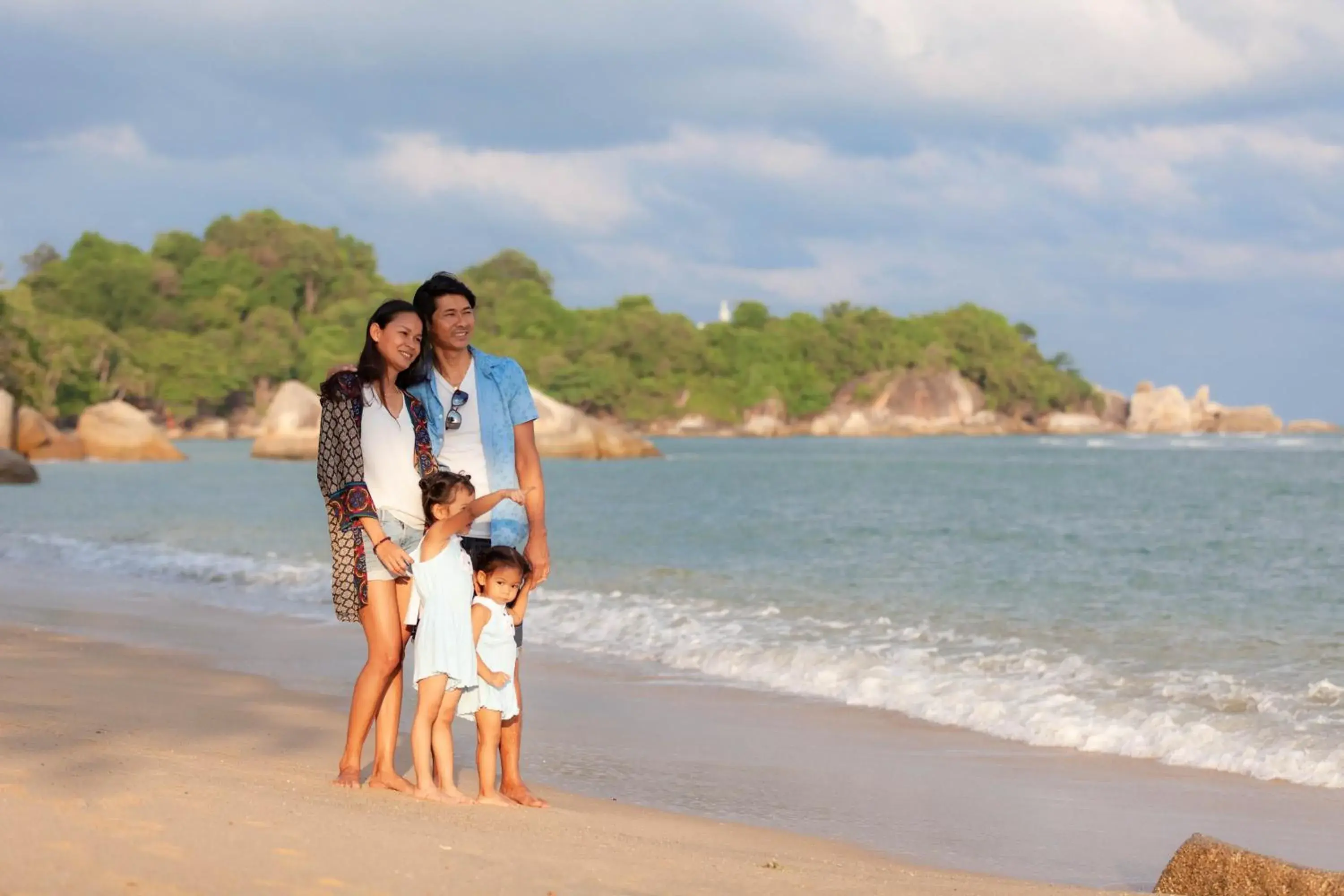 Family in Royal Beach Boutique Resort & Spa Koh Samui - SHA Extra Plus